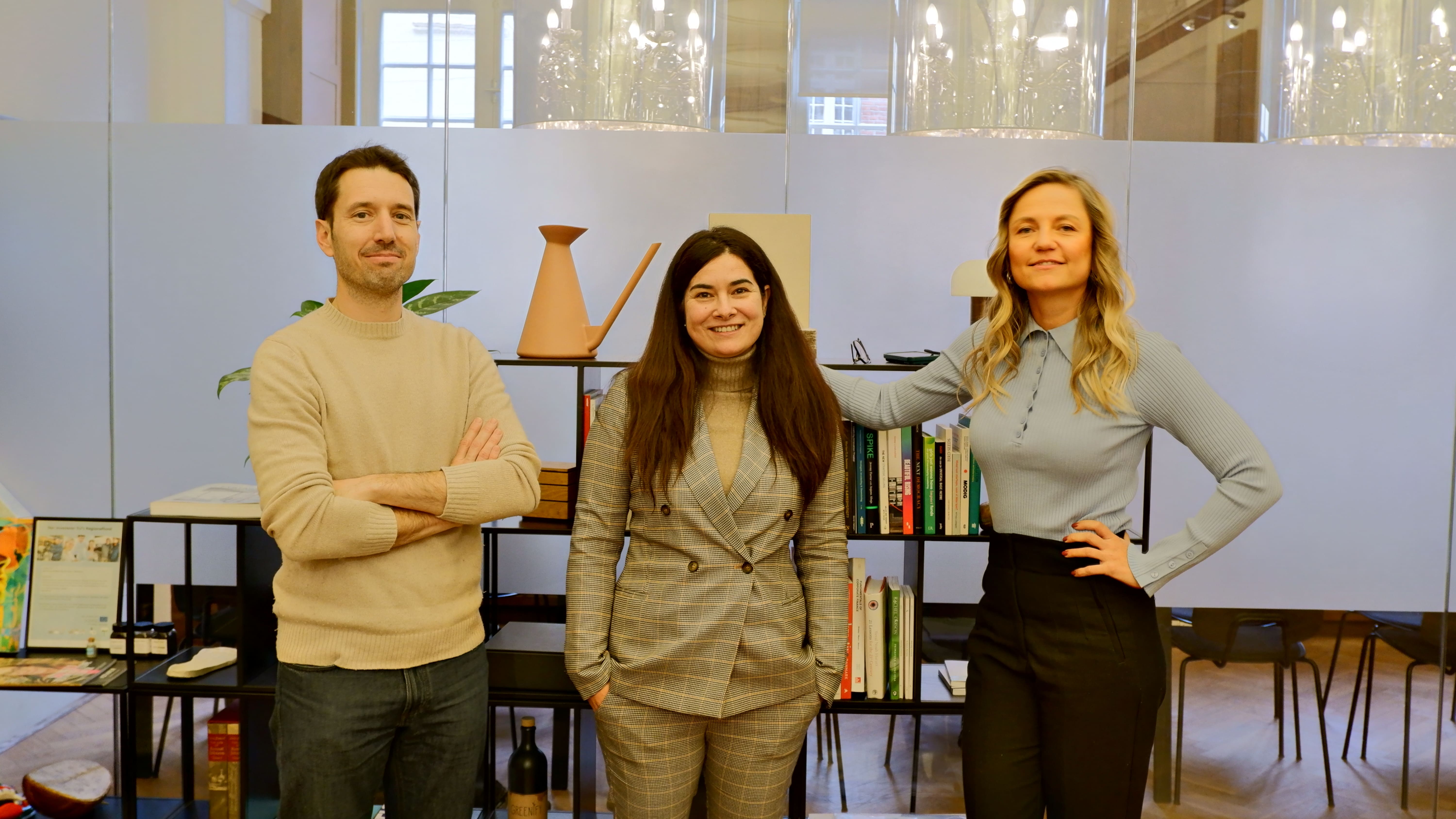 Arnau Tibau, Marta Vizcaíno i Ekaterina Filina, cofundadors de TetraxAI | Cedida Arnau Tibau, Marta Vizcaíno i Ekaterina Filina, cofundadors de TetraxAI | Cedida