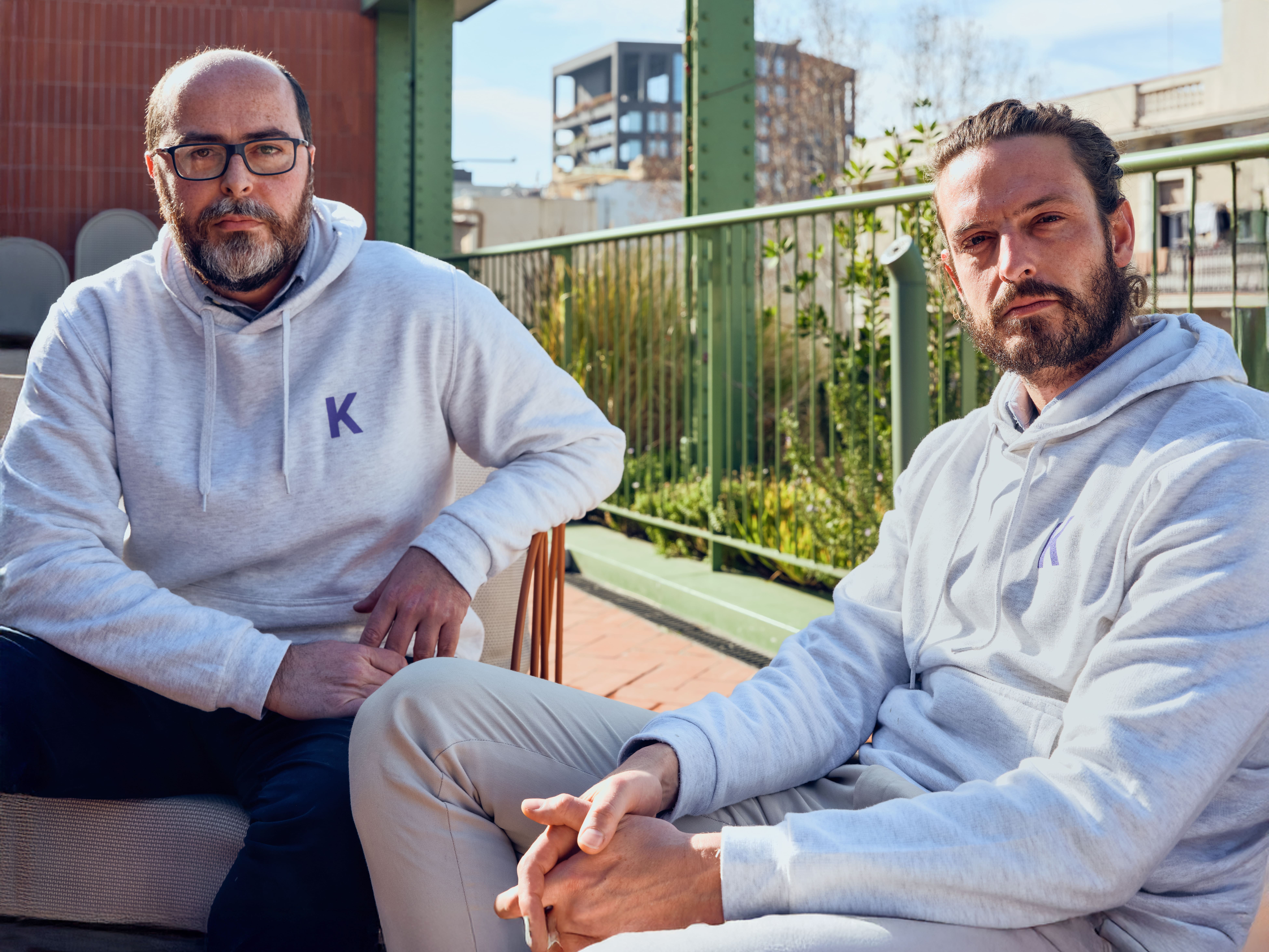 D'esquerra a dreta: Victor Ruiz i Ignasi de Llorens, cofundadors de Kintai | Cedida