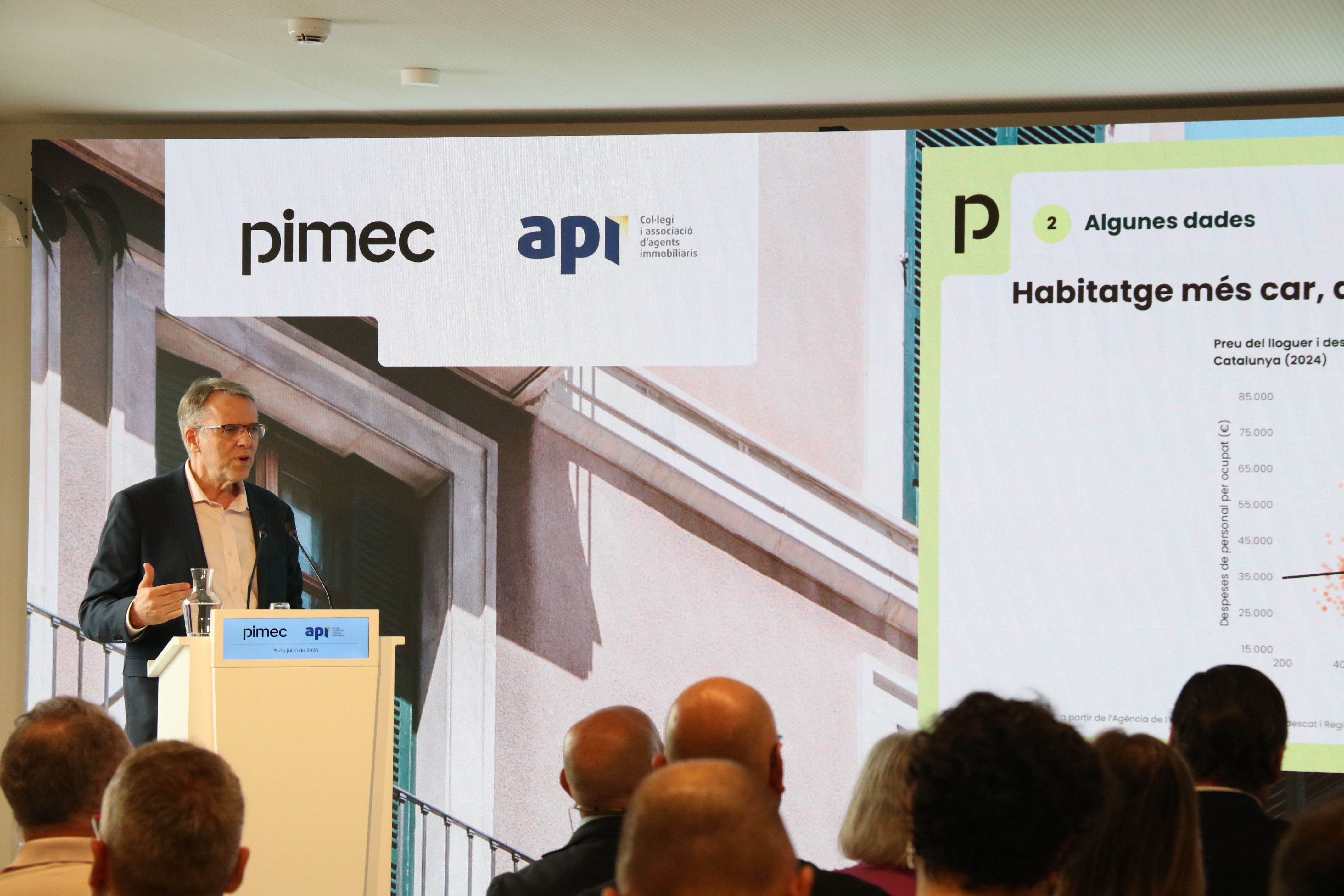 El president de l’Observatori de la Pime, Oriol Amat | Andrea Salazar (ACN)