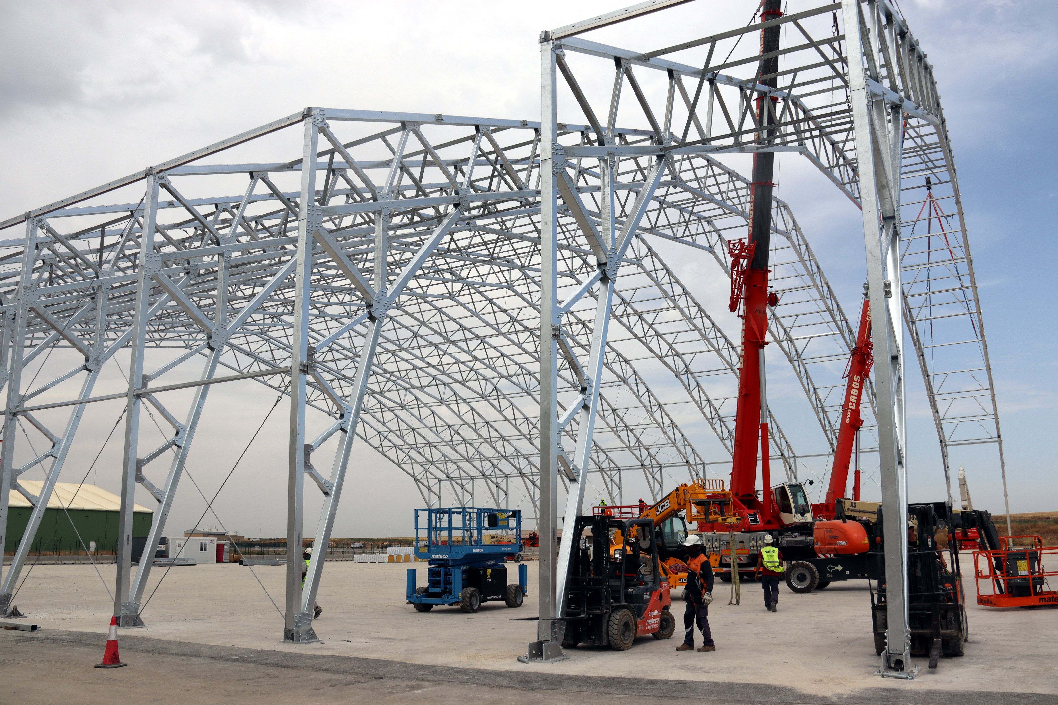 Aquest hangar tindrà més de 6.000 metres quadrats | ACN