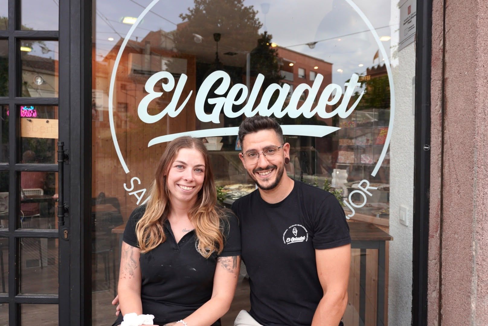 Lorena Muñoz y Adrià Mallen, los cofundadores de El Geladet | Cedida