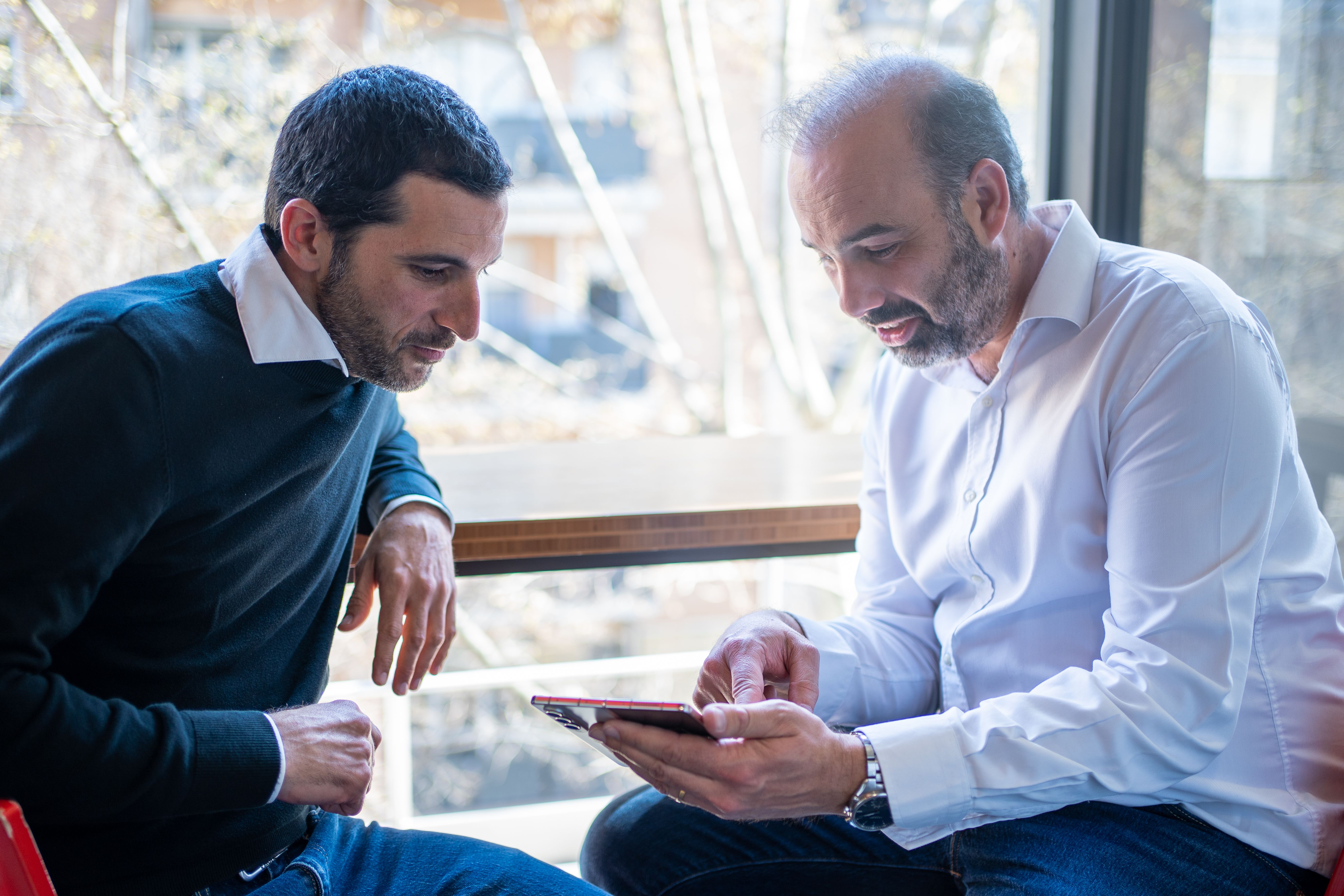 Eduardo Aguilar i Joaquim Palau, cofundadors de One Hub Energy | Cedida