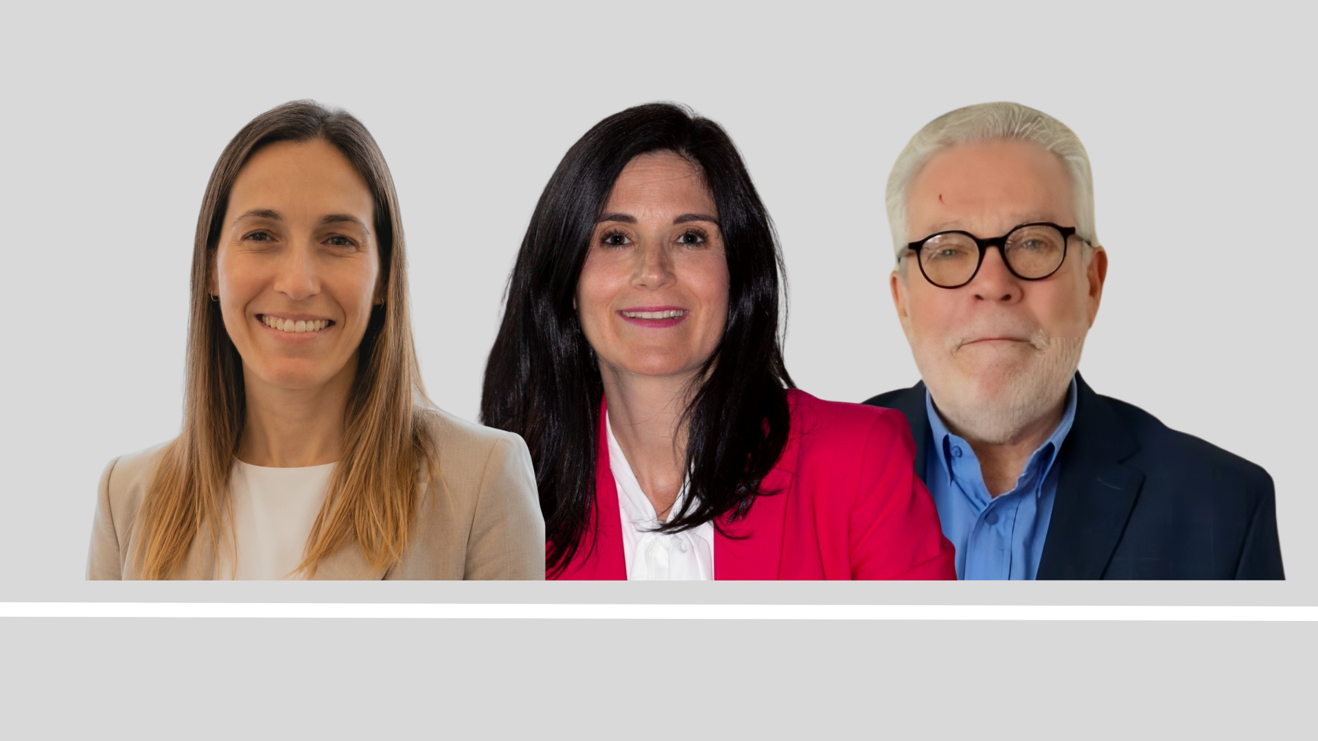 María Guillamón (CaixaBank Tech), Adela Martín (Banc Sabadell), i Joan Guillén (Consell de Gremis de Comerç, Serveis i Turisme), tres grans protagonistes de la setmana | VIA Empresa