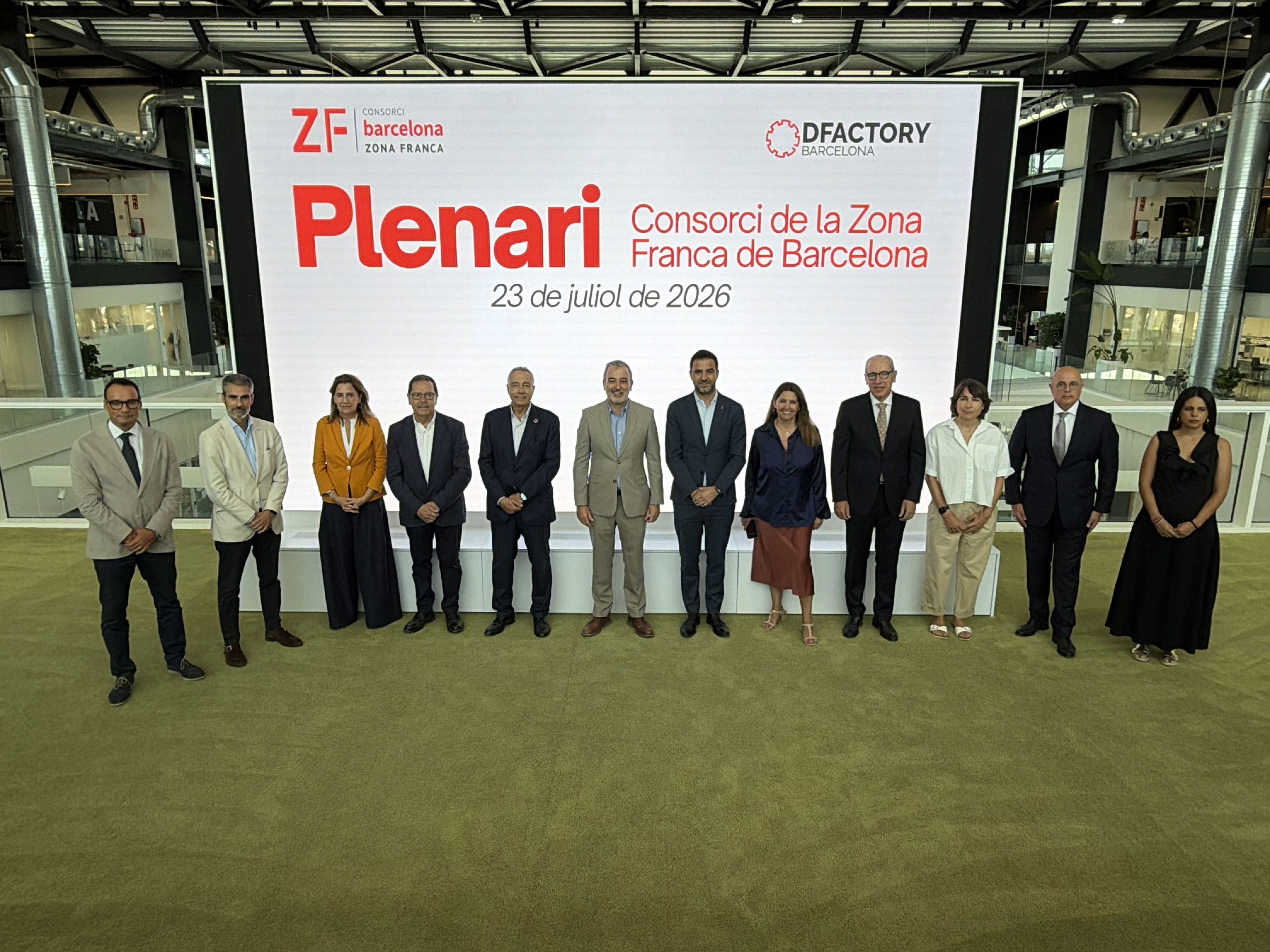 La sessió plenària del CZFB ha estat presidida per Jaume Collboni, alcalde de Barcelona | Cedida