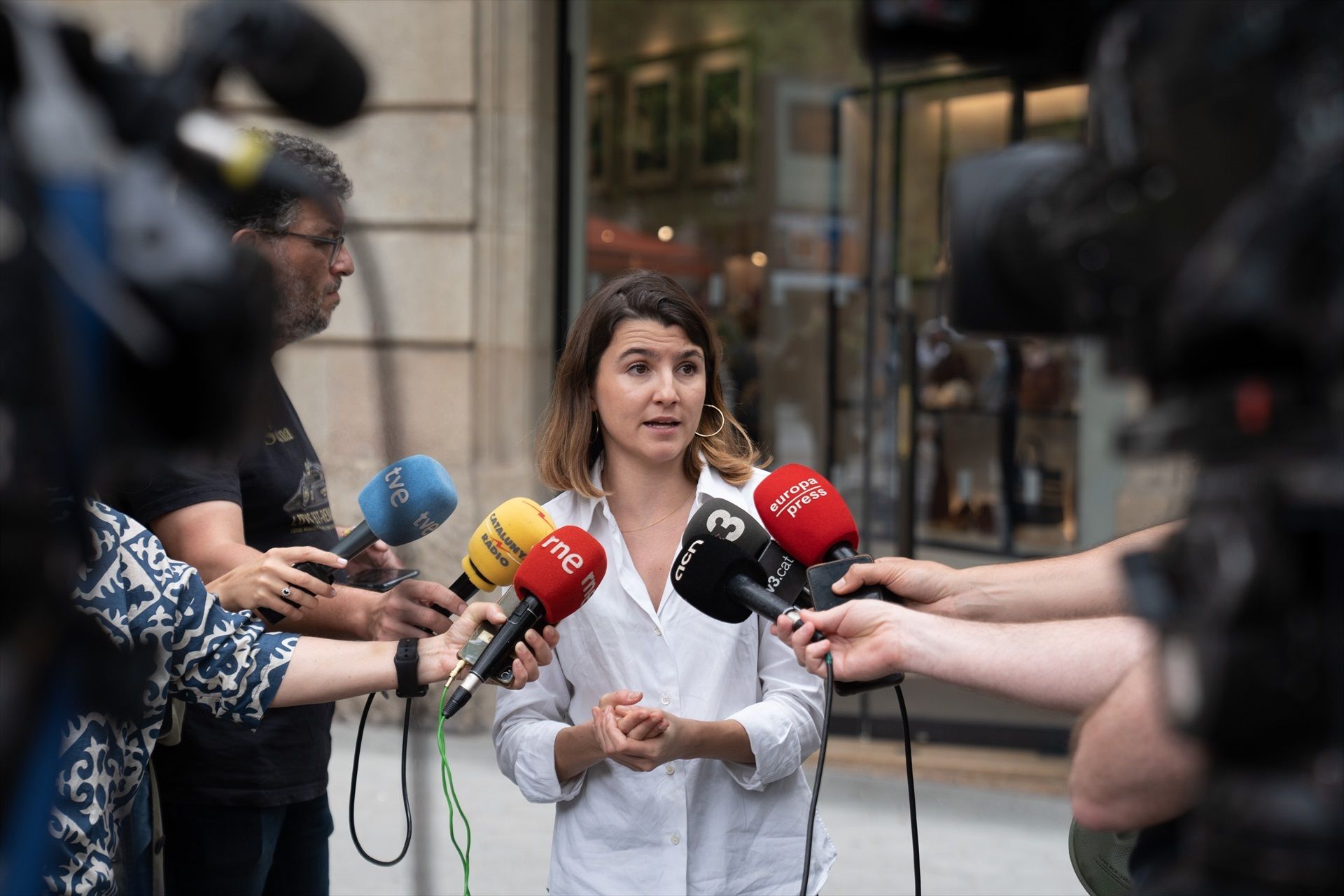 La portaveu del Sindicat de Llogateres, Carme Arcarazo | David Zorrakino (Europa Press)
