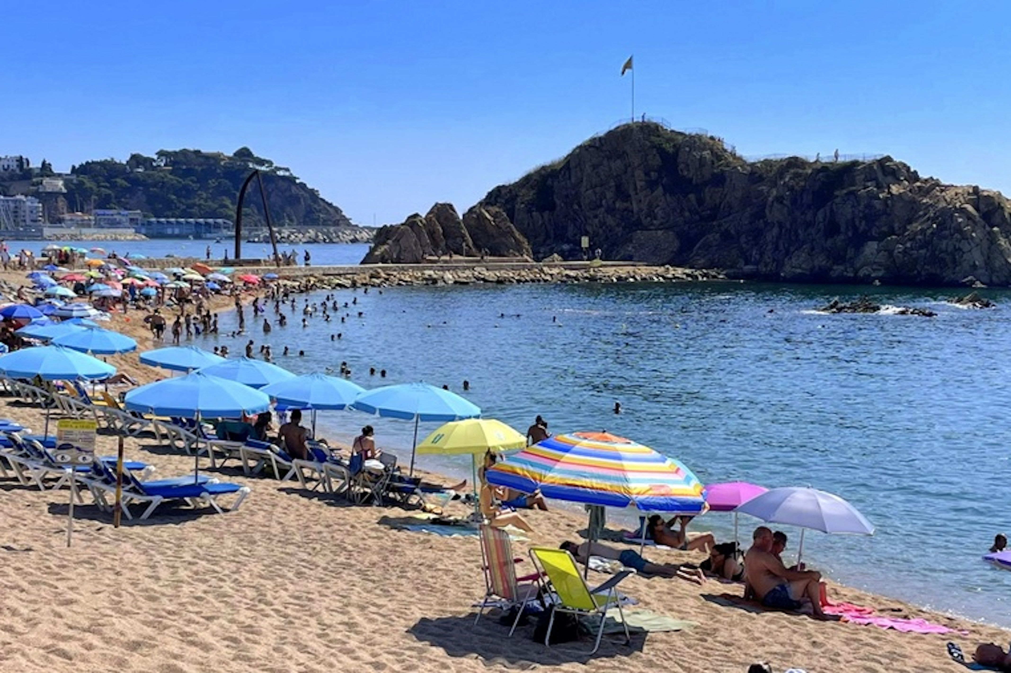 Una platja a Blanes | Cedida per l'Ajuntament de Blanes Una platja a Blanes | Cedida per l'Ajuntament de Blanes