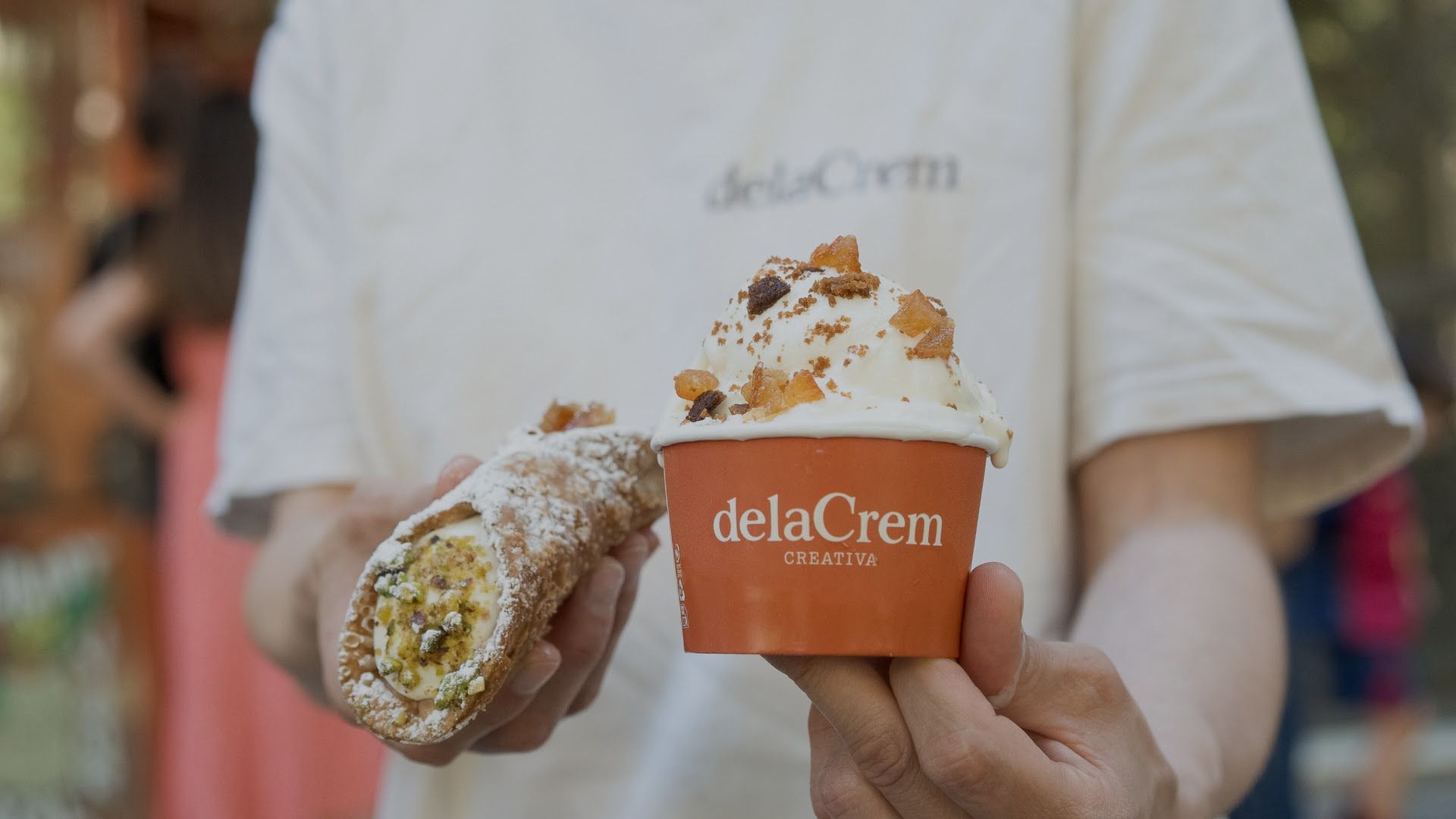 Uno de los helados de la heladería Delacrem de Barcelona | Cedida
