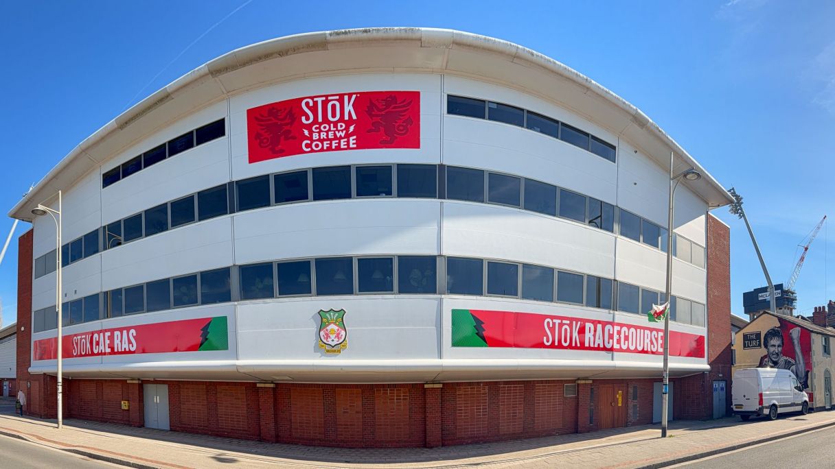 Exterior de l'estadi Racecourse Ground del Wrexham AFC | iStock Exterior de l'estadi Racecourse Ground del Wrexham AFC | iStock
