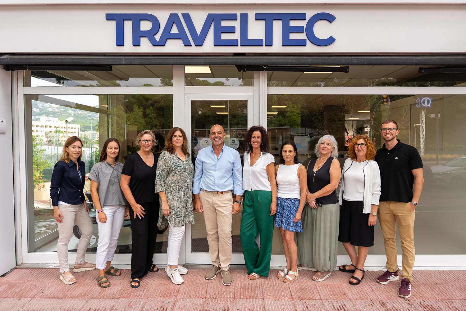 L'equip de Traveltec, a Lloret de Mar | Cedida