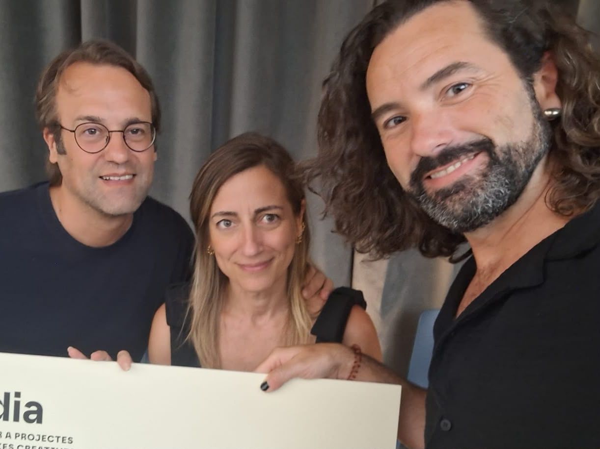 Xabier López, David Cáceres i Marta Cáceres, cofundadors de Batze | Cedida