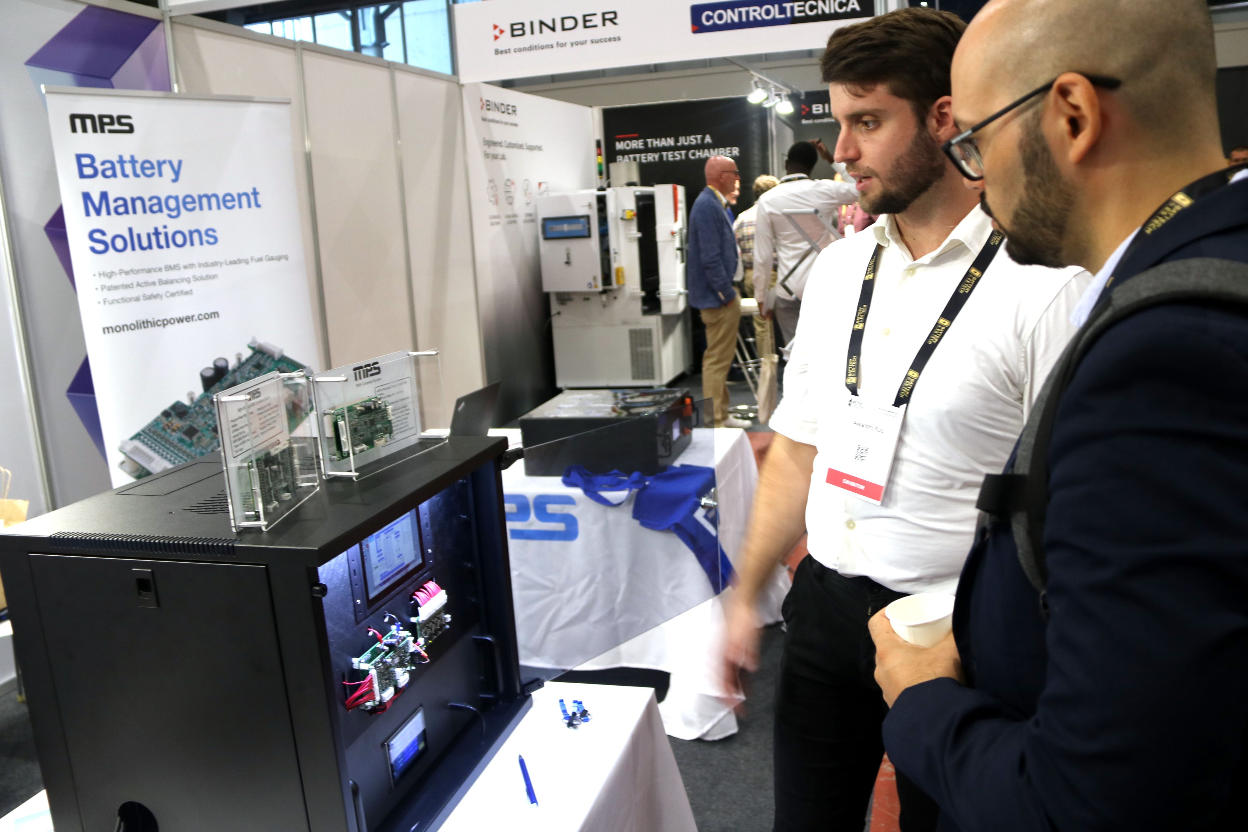 Un estand al saló Battery & ES Tech Europe, a Fira de Barcelona | Jordi Bataller (ACN)