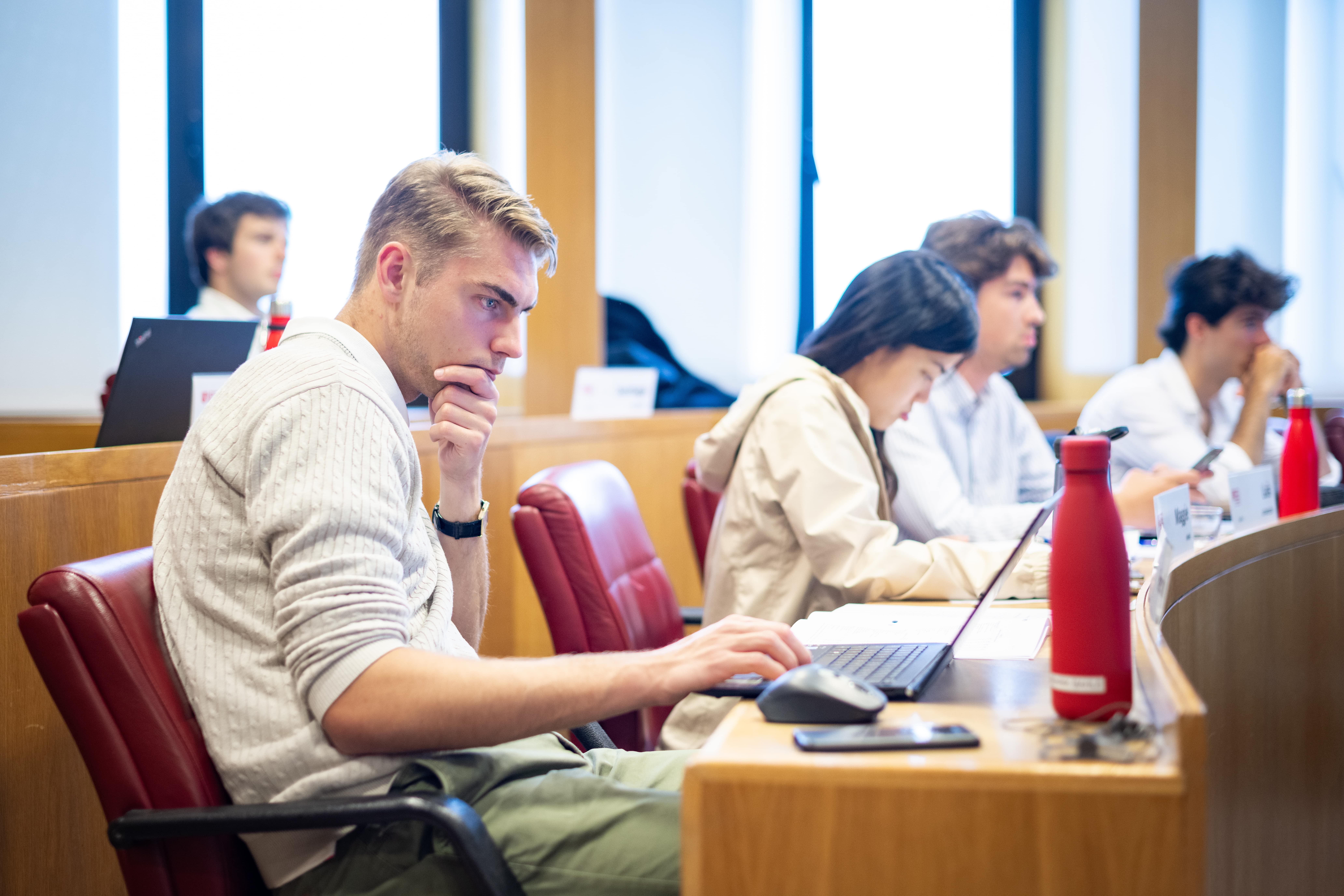 Un estudiant del màster de gestió empresarial d'Iese | Cedida