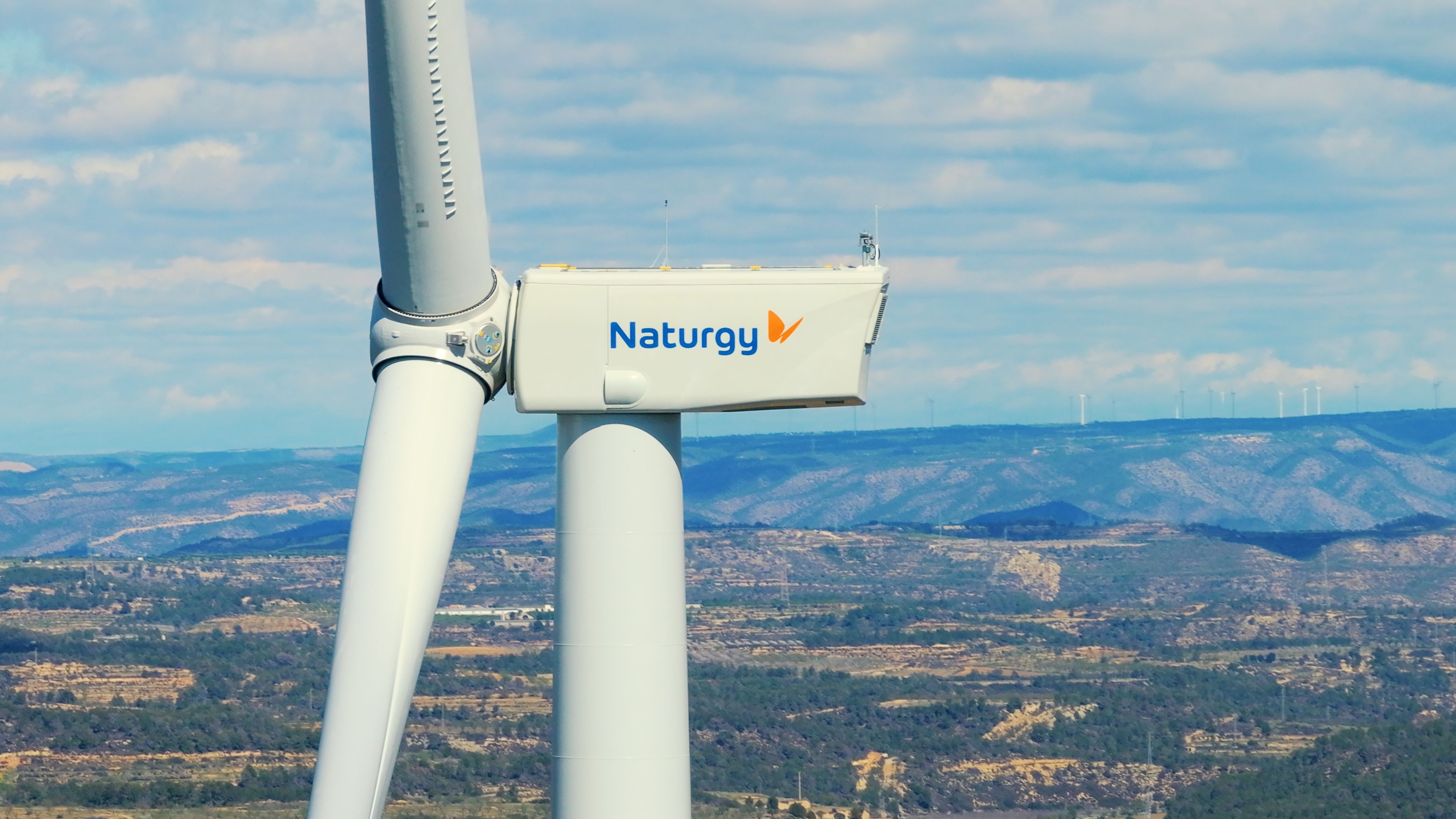 Aerogenerador d'un dels parcs eòlics participats per Naturgy | Cedida