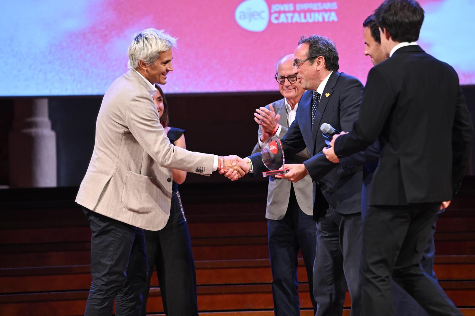 Adrià Argemí, conseller delegat de Pangea Propulsion, rep el 33è Premi Jove Empresari de l’Aijec | Cedida