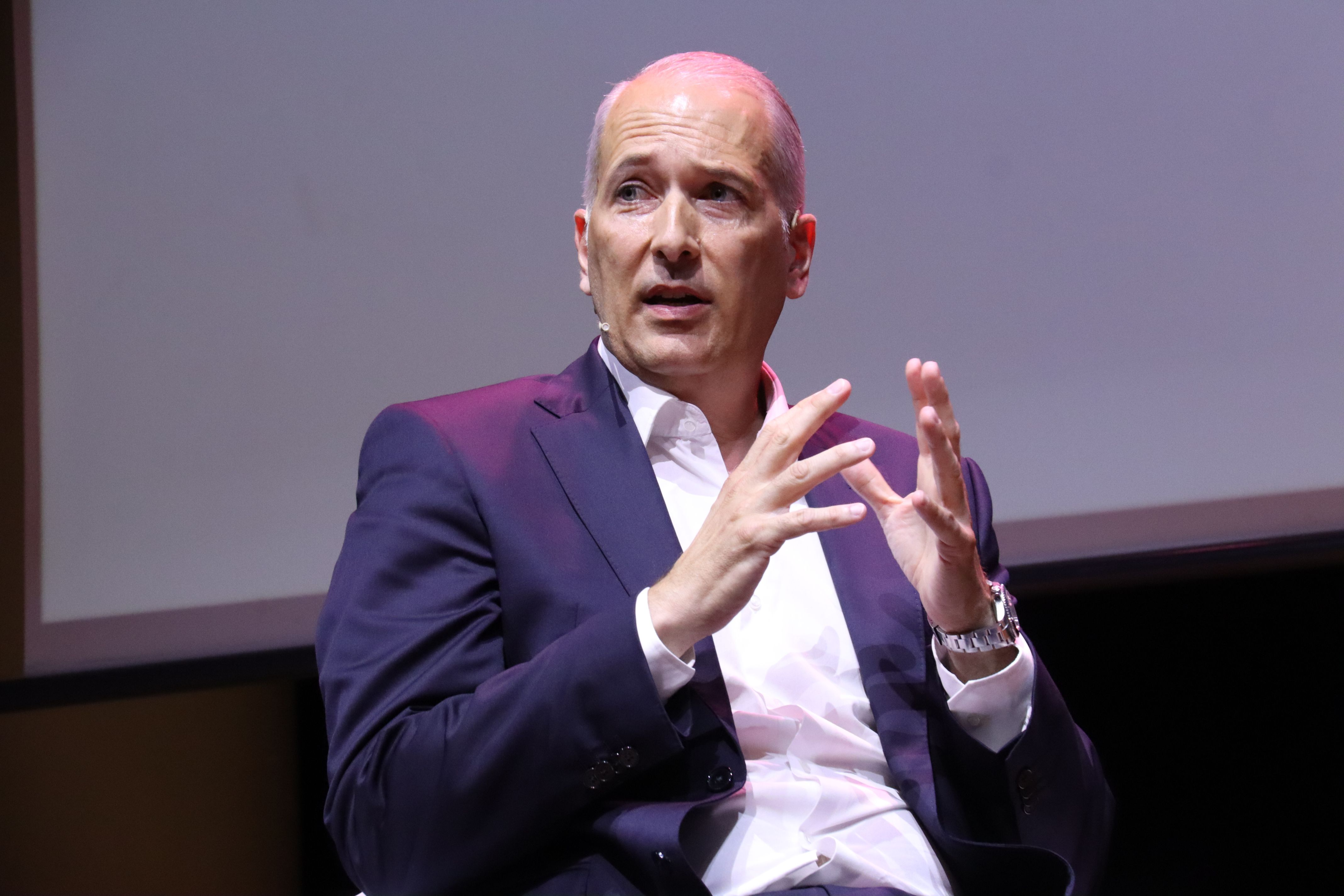 El conseller delegat de Seat, Markus Haupt, al Fòrum Forbes de 2025 | Aina Martí (ACN)