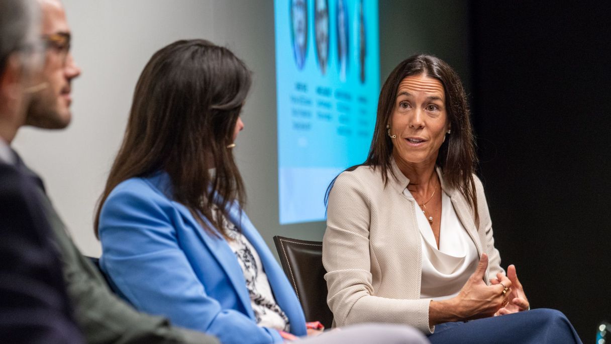 Anna Seriola, CEO y cofundadora de Lumiris, en el encuentro del Cercle | Cedida Anna Seriola, CEO y cofundadora de Lumiris, en el encuentro del Cercle | Cedida