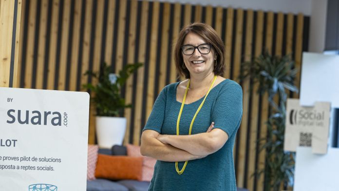 Laia Bonastra, presidenta de Suara i copresidenta de la Federació de Cooperatives de Treball de Catalunya (FCTC) | Marc Llibre Roig Laia Bonastra, presidenta de Suara i copresidenta de la Federació de Cooperatives de Treball de Catalunya (FCTC) | Marc Llibre Roig