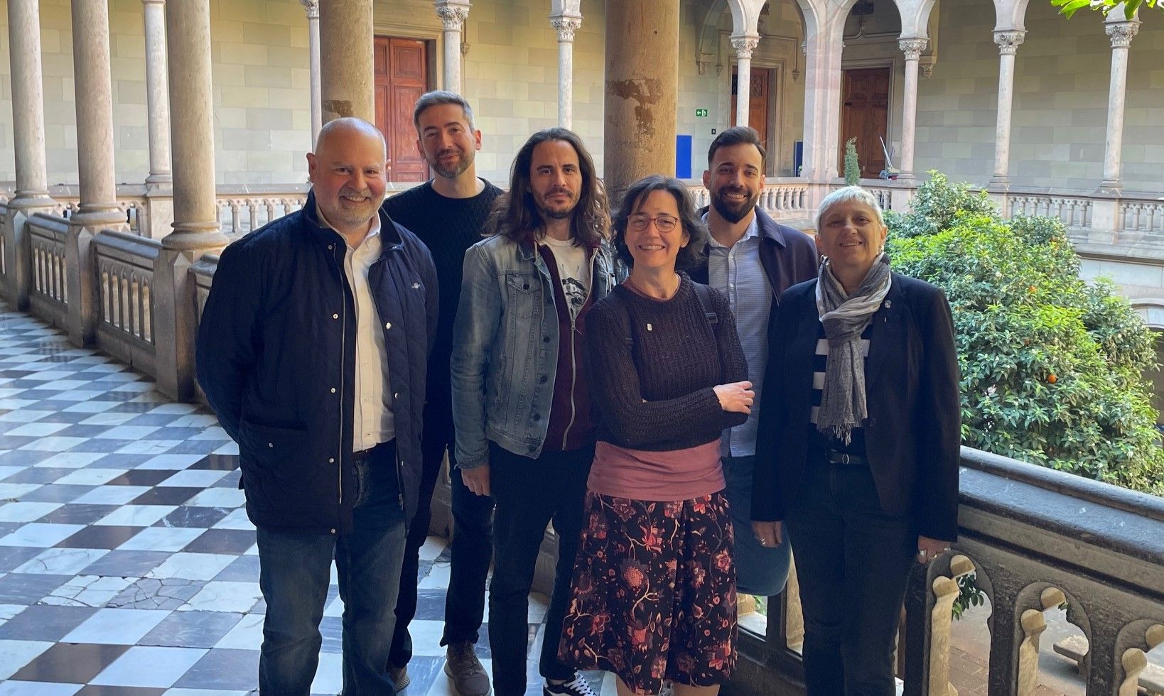 L'equip de XipScope, després de la constitució de l'empresa com a 'spin-off' de la UB | Fundació Bosch i Gimpera
