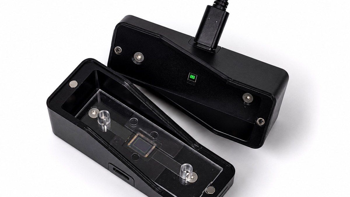 Uno de los prototipos del dispositivo de microscopia de XipScope | Cedida Uno de los prototipos del dispositivo de microscopia de XipScope | Cedida