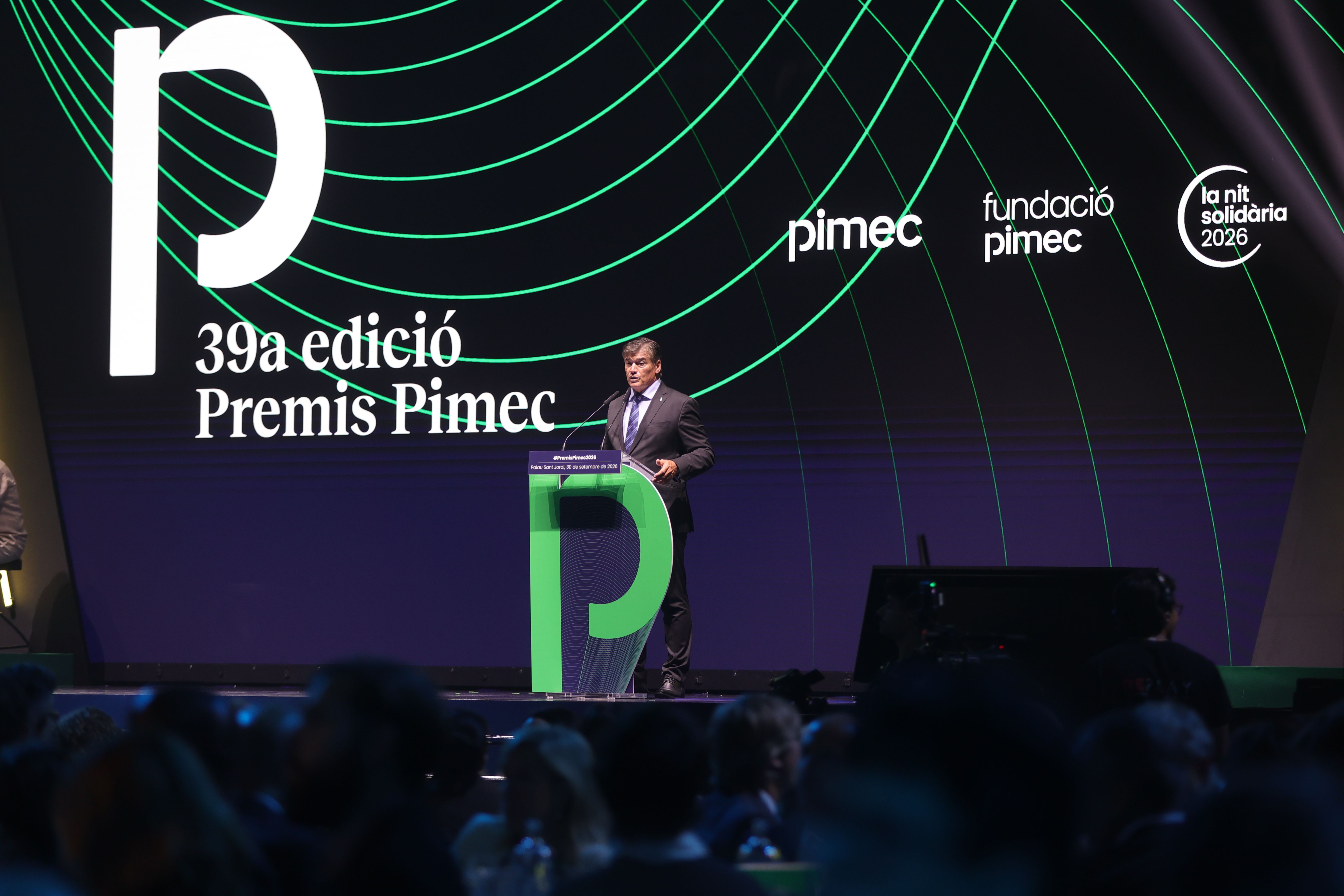 Antoni Cañete, president de Pimec, durant la celebració de la 39a edició dels Premis Pimec | Cedida