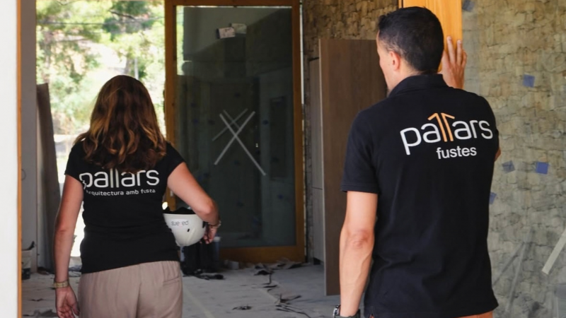 Pallars Fustes cobreix tot el cicle del projecte, des de la presa de mesures topogràfiques fins al muntatge final | Cedida Pallars Fustes cobreix tot el cicle del projecte, des de la presa de mesures topogràfiques fins al muntatge final | Cedida