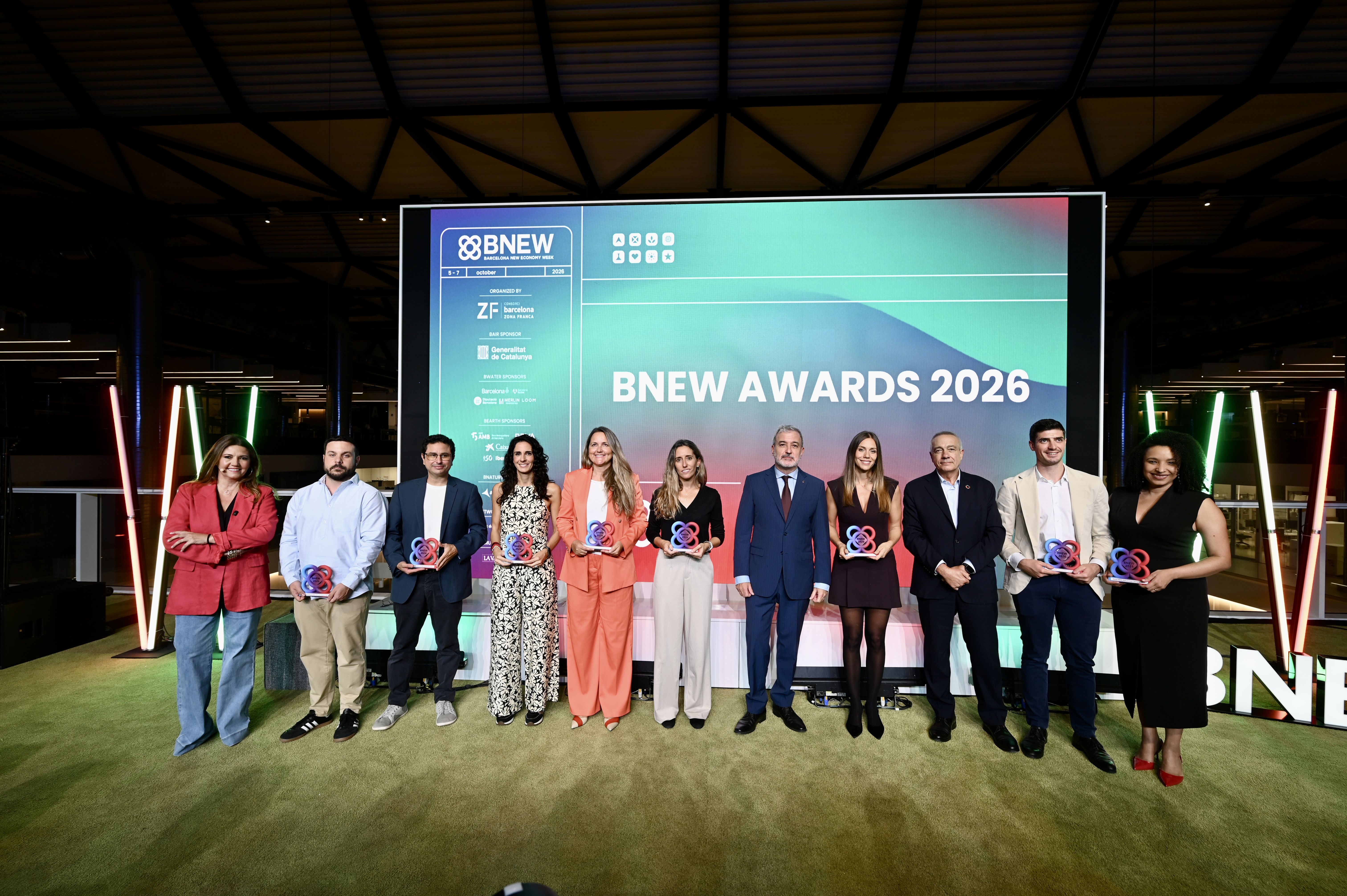 Los galardonados en los premios BNEW 2026 | Cedida