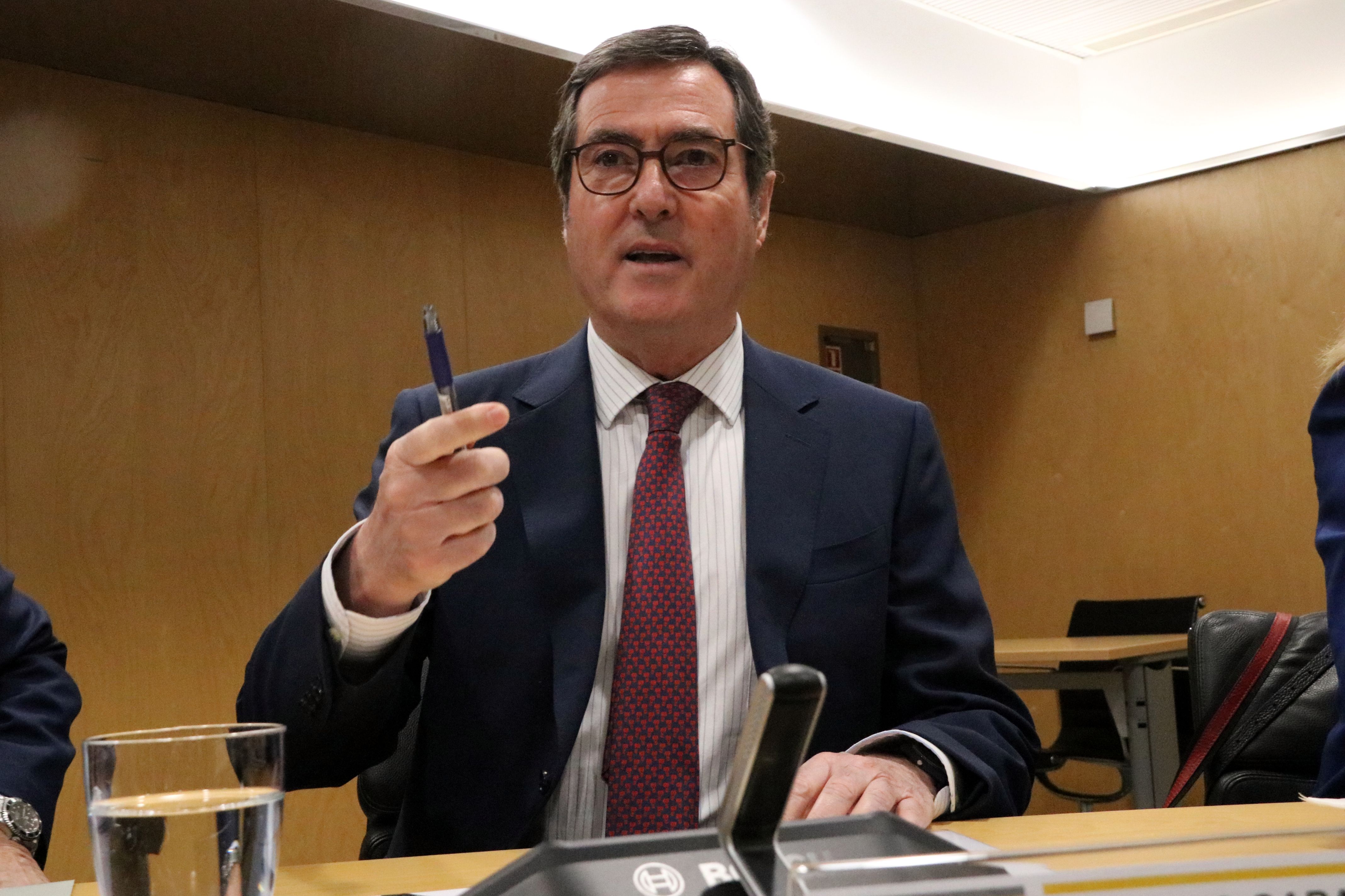 El líder de la CEOE, Antonio Garamendi | Miquel Vera (ACN)