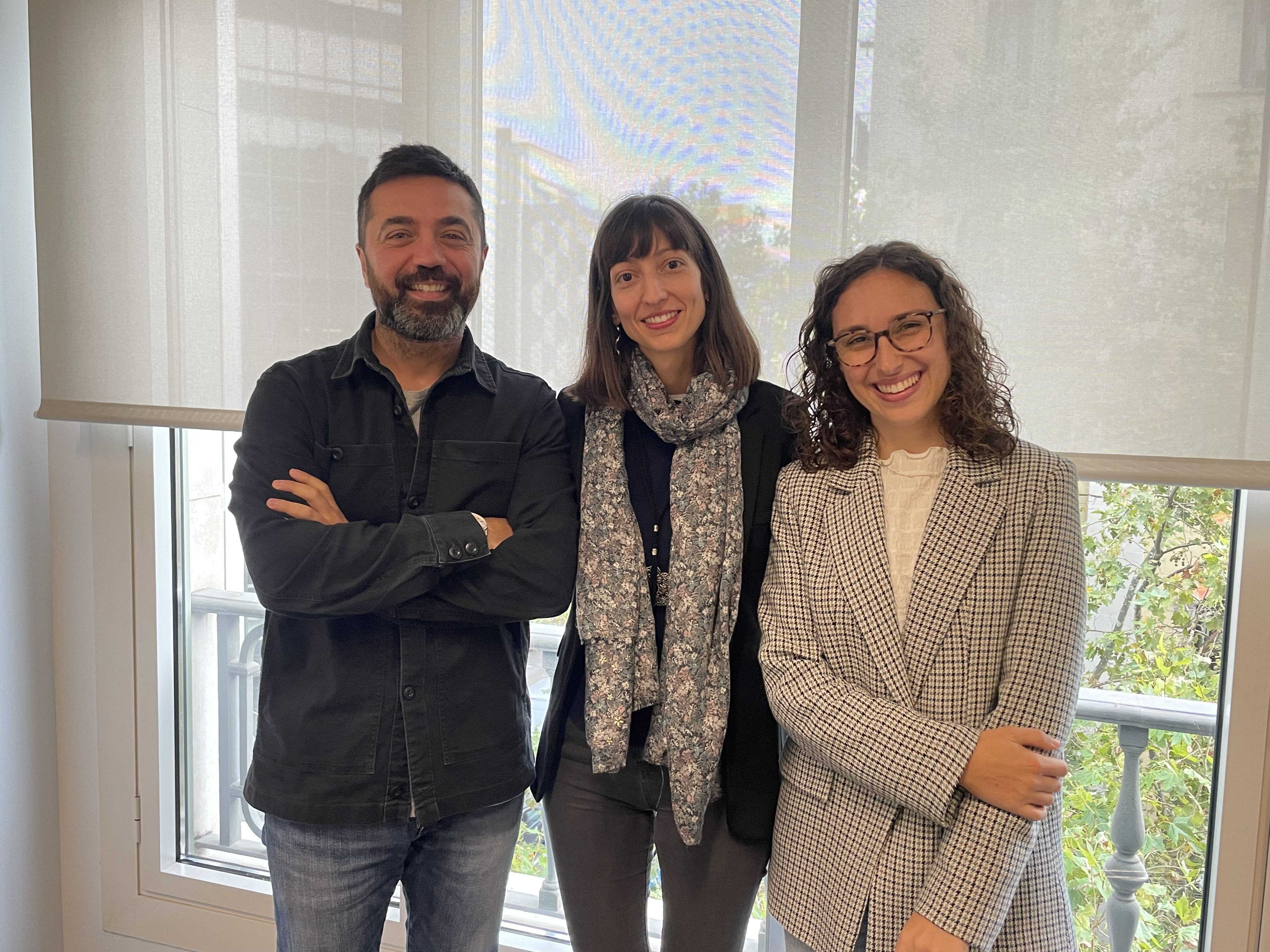 Christian Griñán, Ariadna Boloix i Aina Bellver, cofundadors de Flavii Therapeutics | Cedida