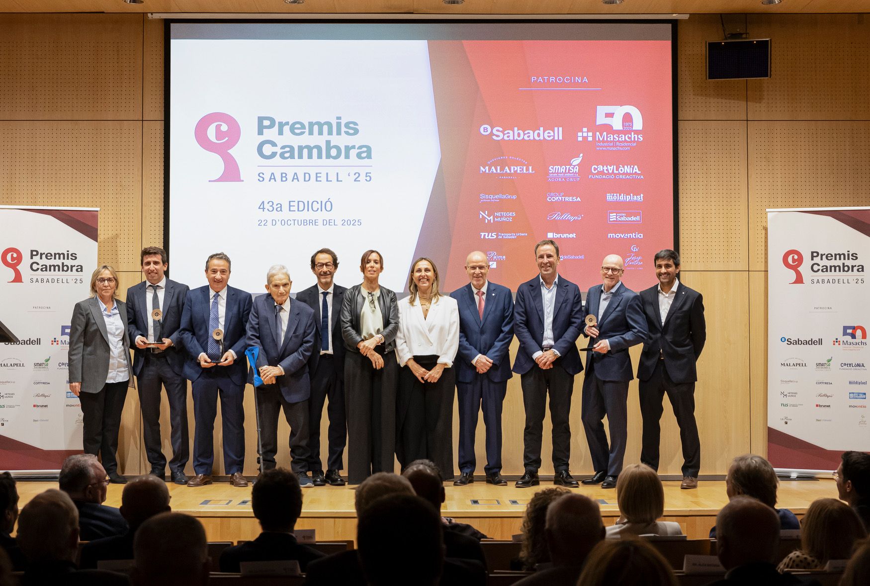 Els guardonats dels 43a Premis Cambra Sabadell | Cedida