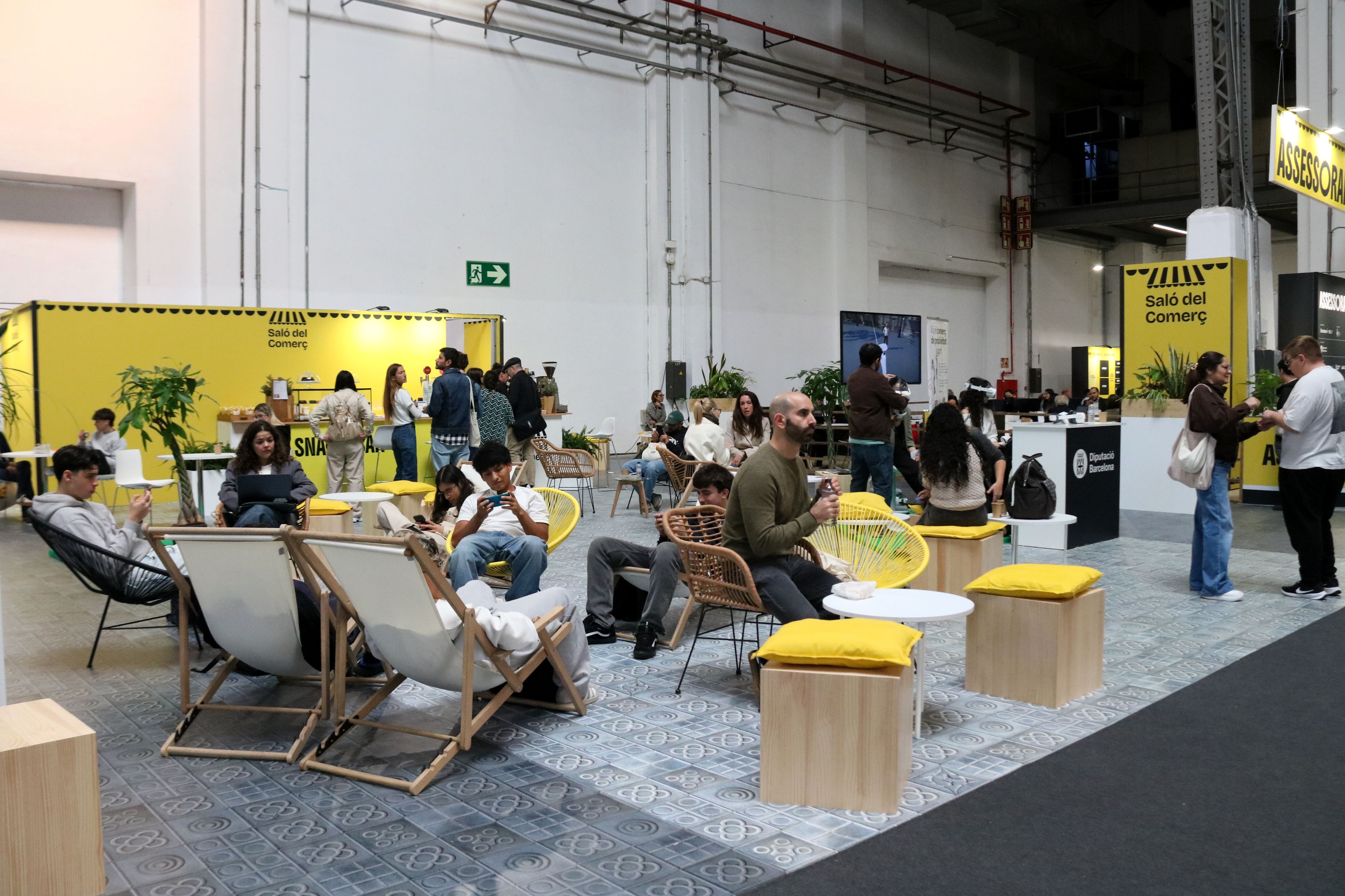 Un espacio del Saló del Comerç, que se celebra en el recinto ferial de Montjuïc | Andrea Salazar (ACN)