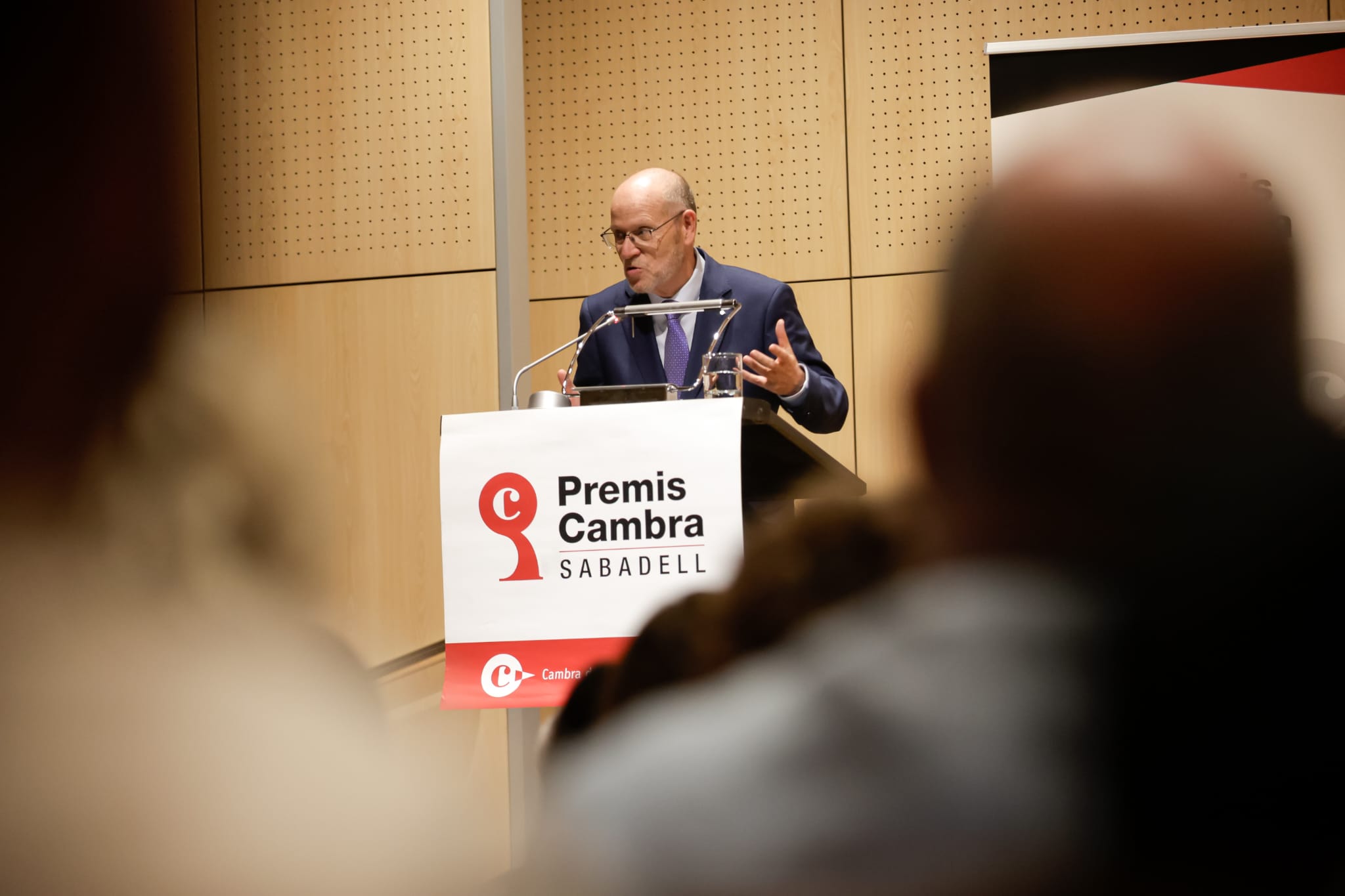 Ramon Alberich, president de la Cambra de Comerç de Sabadell, durant la 44a edició dels Premis Cambra | Cedida