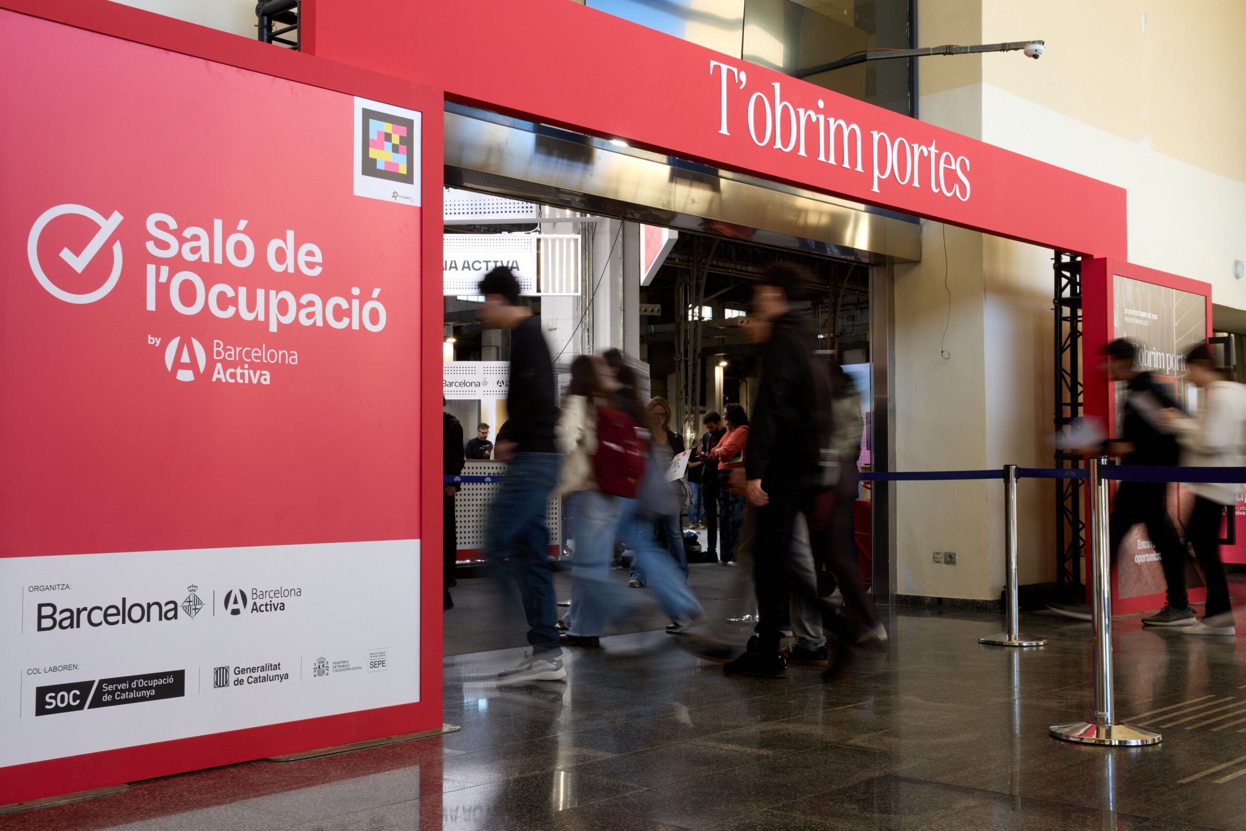 La edición de 2026 del Saló de l'Ocupació ha duplicado la superfície y ha reorganitzado los contenidos en áreas temáticas | Cedida