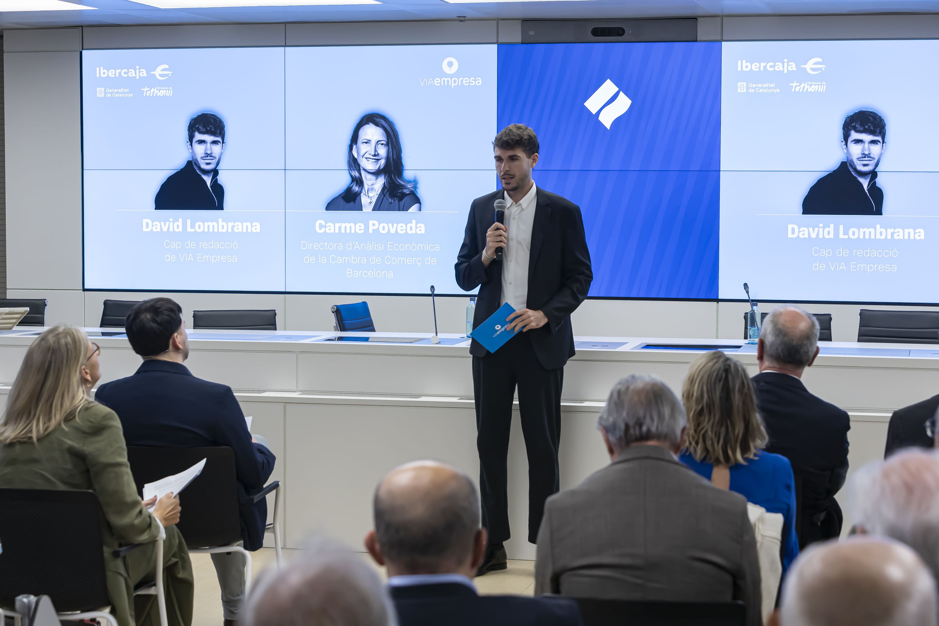 David Lombrana, cap de redacció de VIA Empresa | Marc Llibre