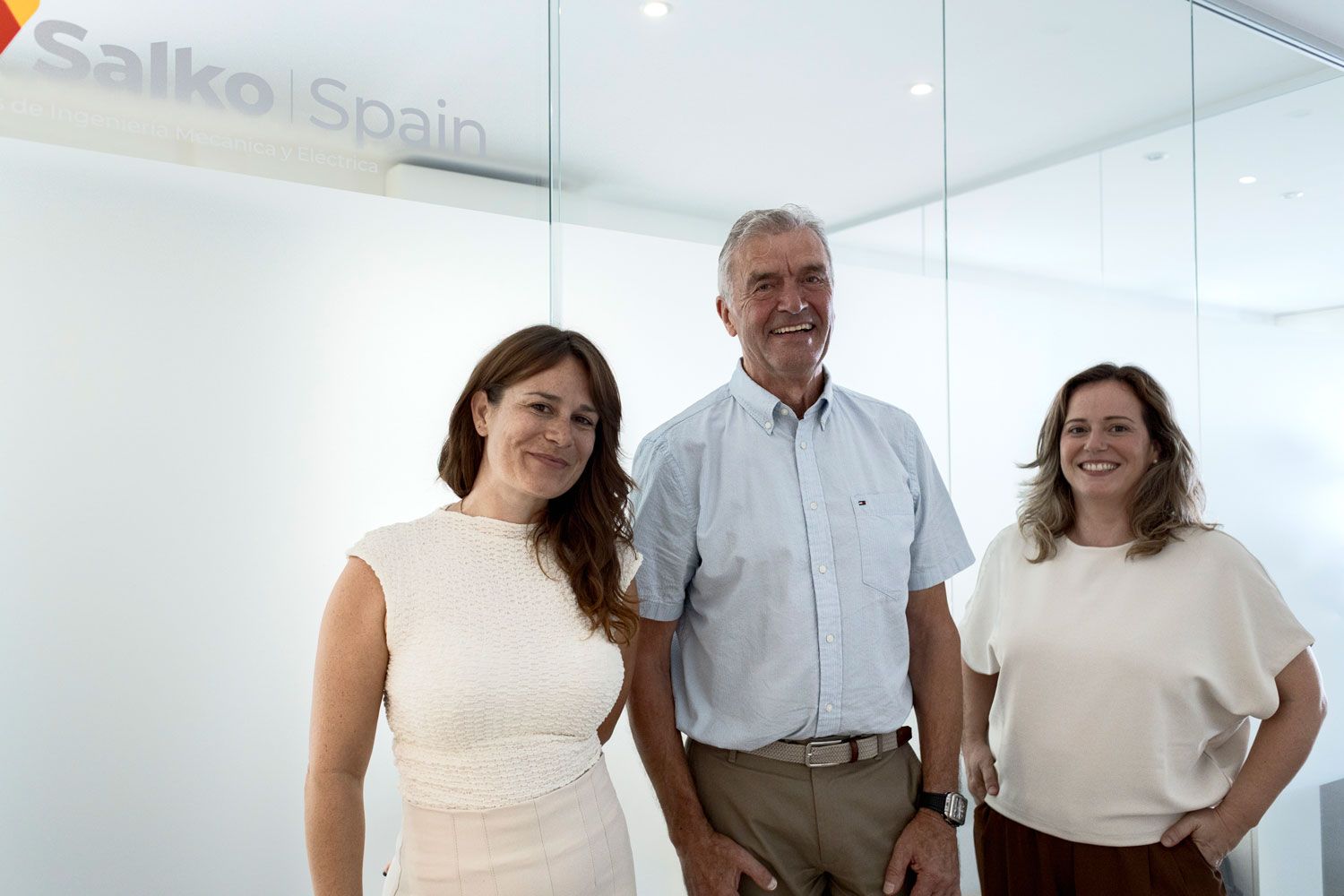 Deborah Harman, José María Guerrero y Neith Sentis, responsables de Salko Spain | Cedida