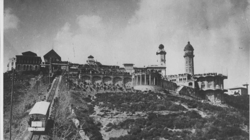 L'antic Funicular del Tibidabo, l'any 1913 | Cedida L'antic Funicular del Tibidabo, l'any 1913 | Cedida