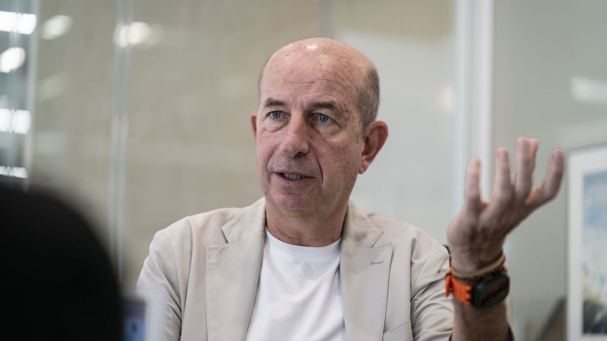 Jaume Sanpera, durant la conversa amb 'VIA Empresa' | Mireia Comas Jaume Sanpera, durant la conversa amb 'VIA Empresa' | Mireia Comas