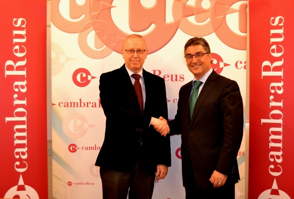 Isaac Sanromà (Cambra de Reus) i Josep Lluís Giménez (Abertis)