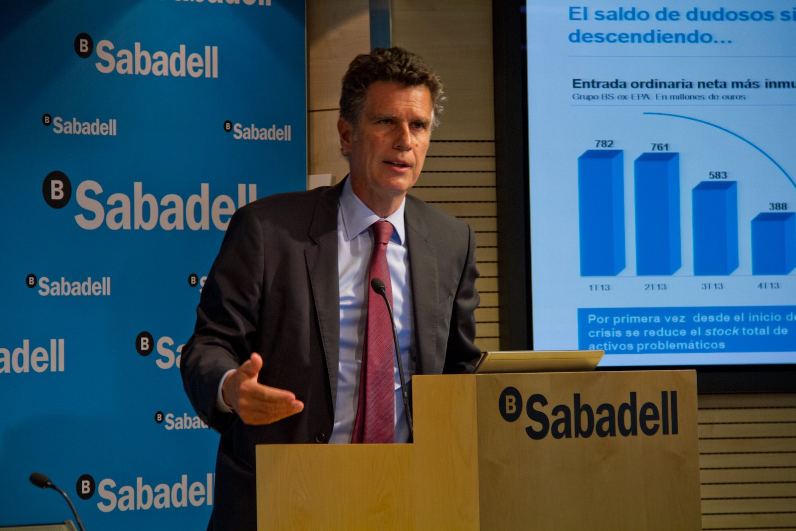 Jaume Guardiola, conseller delegat de Banc Sabadell