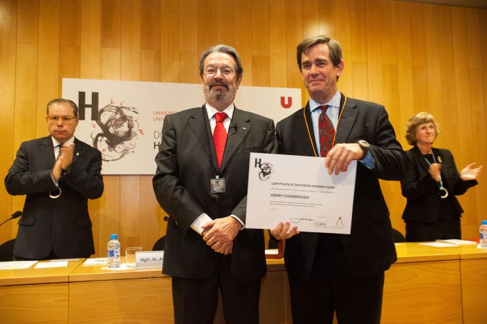 Henry Chesbrough, Doctor Honoris Causa