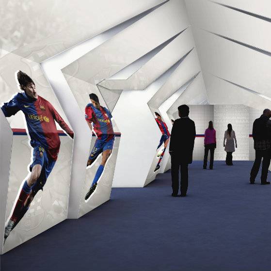 Interior del memorial del Fútbol Club Barcelona Interior del memorial del Fútbol Club Barcelona