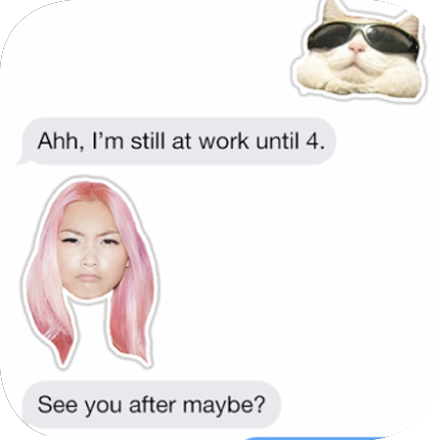 La aplicación imoji La aplicación imoji