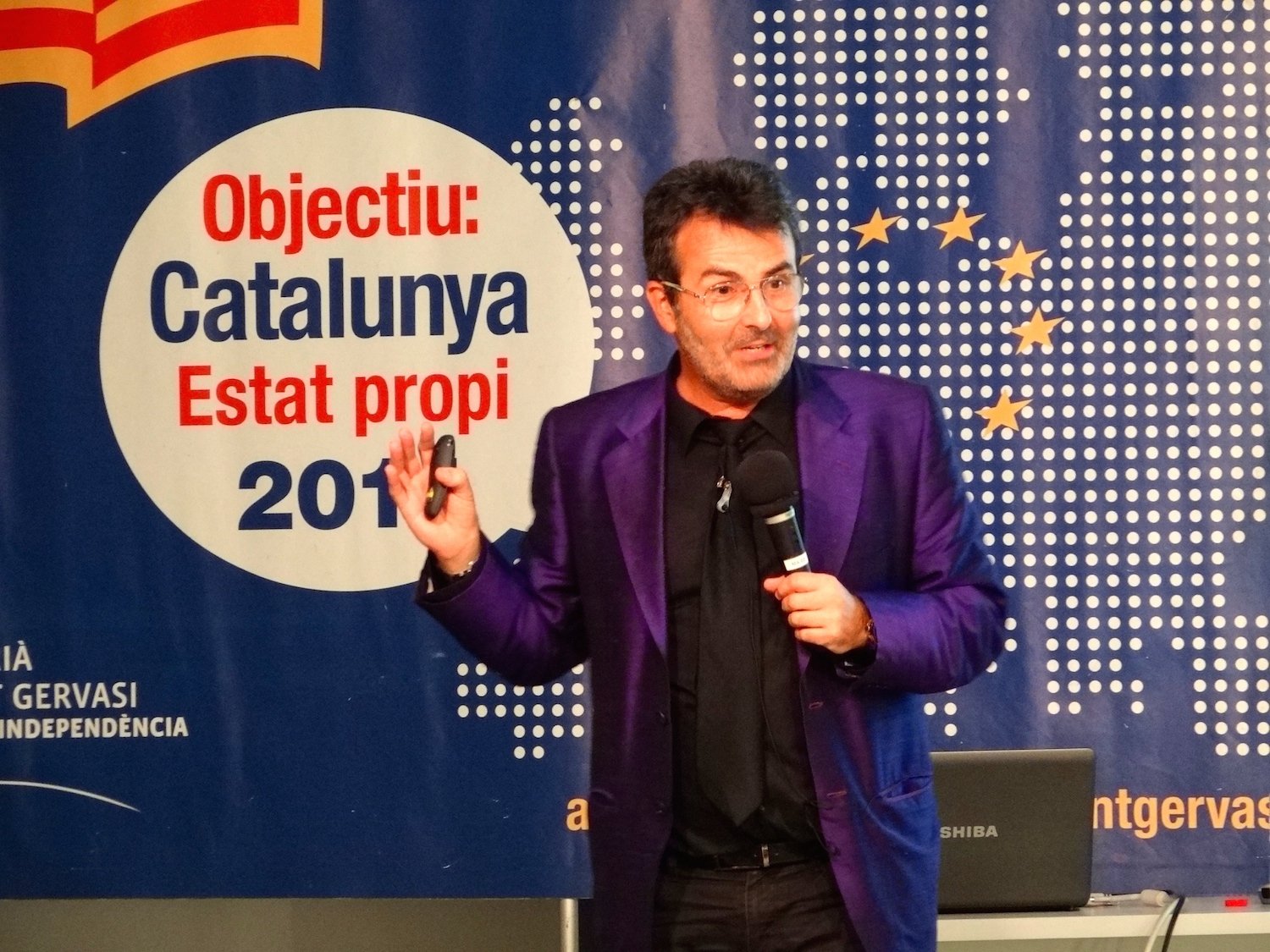El economista, este jueves en Barcelona