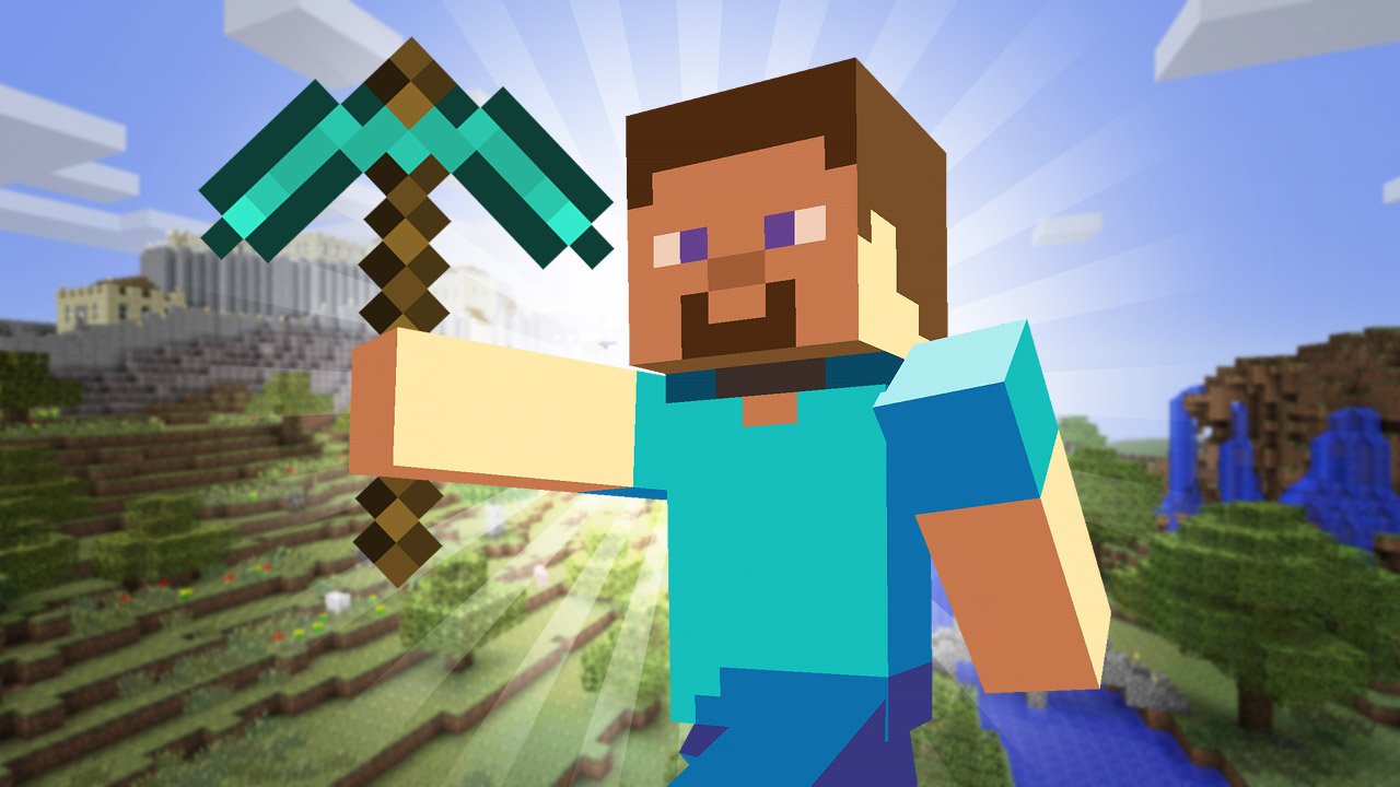 Uno de los personajes de Minecraft Uno de los personajes de Minecraft