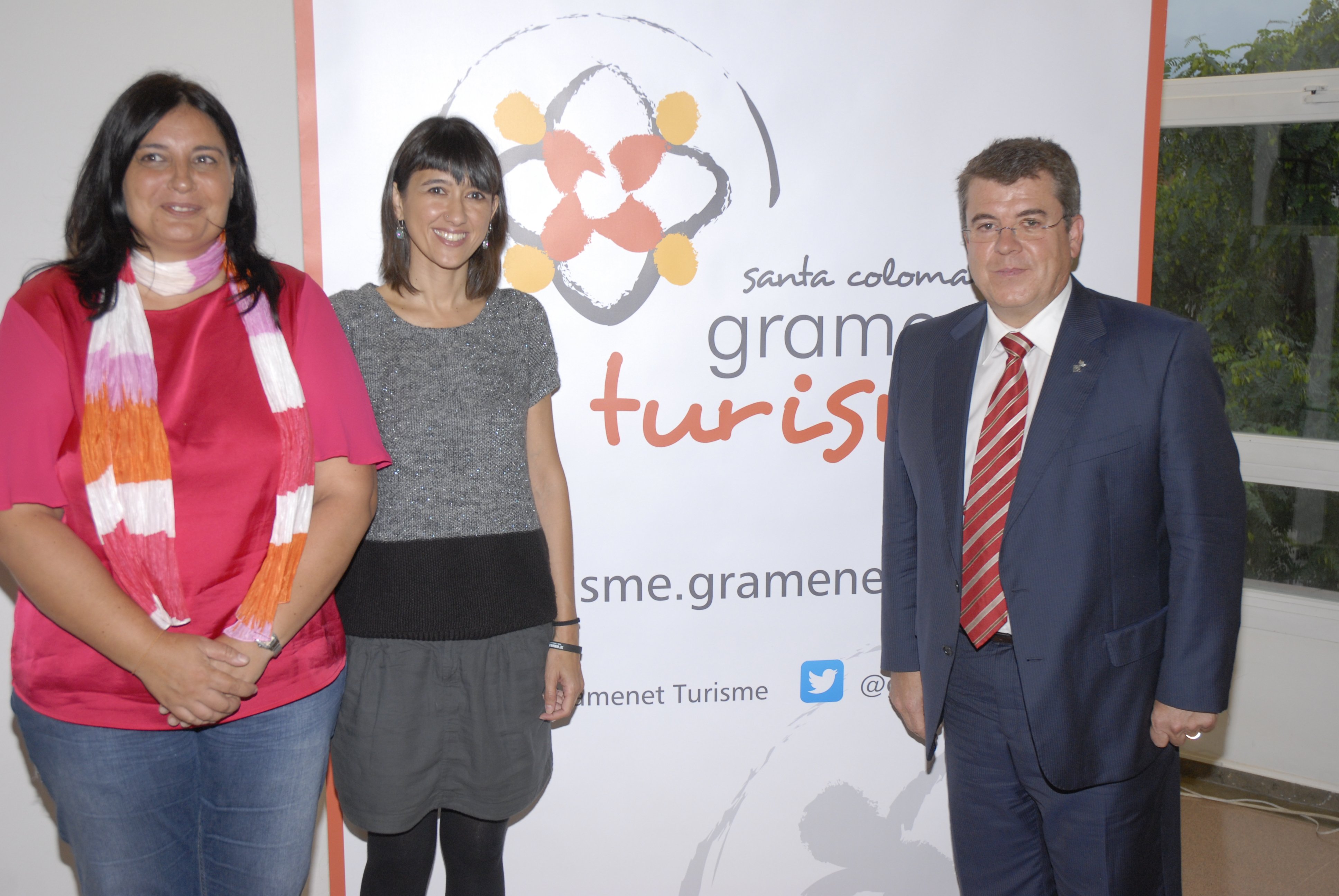 Susana Abello, Núria Parlon, a la presentació del pla estratègic del turisme 