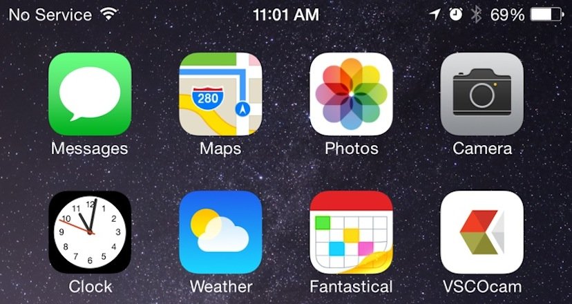 Algunes de les apps habituals a l'interfaç de l'iPhone Algunes de les apps habituals a l'interfaç de l'iPhone