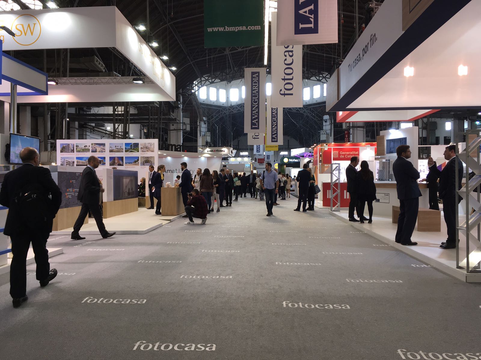 Imagen de una anterior edición del Barcelona Meeting Point. Esta feria inmobiliaria regresa después del paréntesis provocado por la pandemia. Imagen de una anterior edición del Barcelona Meeting Point. Esta feria inmobiliaria regresa después del paréntesis provocado por la pandemia.