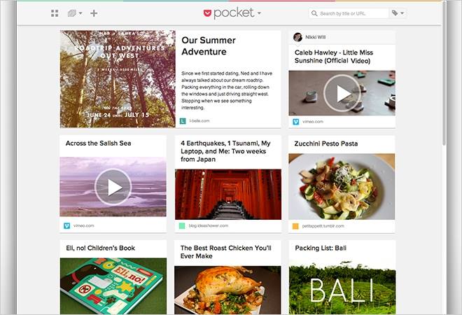 Pocket, para guardar enlaces para leer más tarde Pocket, para guardar enlaces para leer más tarde