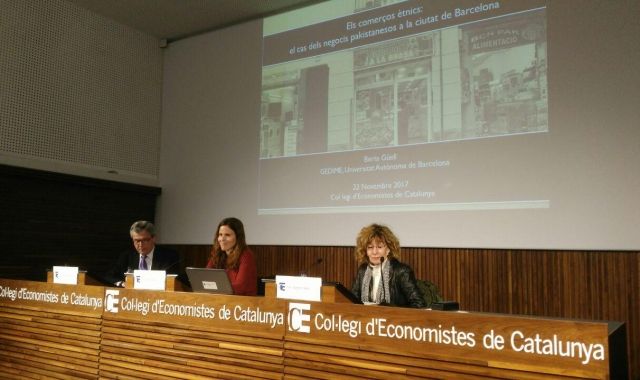 Berta Güell, al centre, durant la presentació de l'estudi | A. Corón