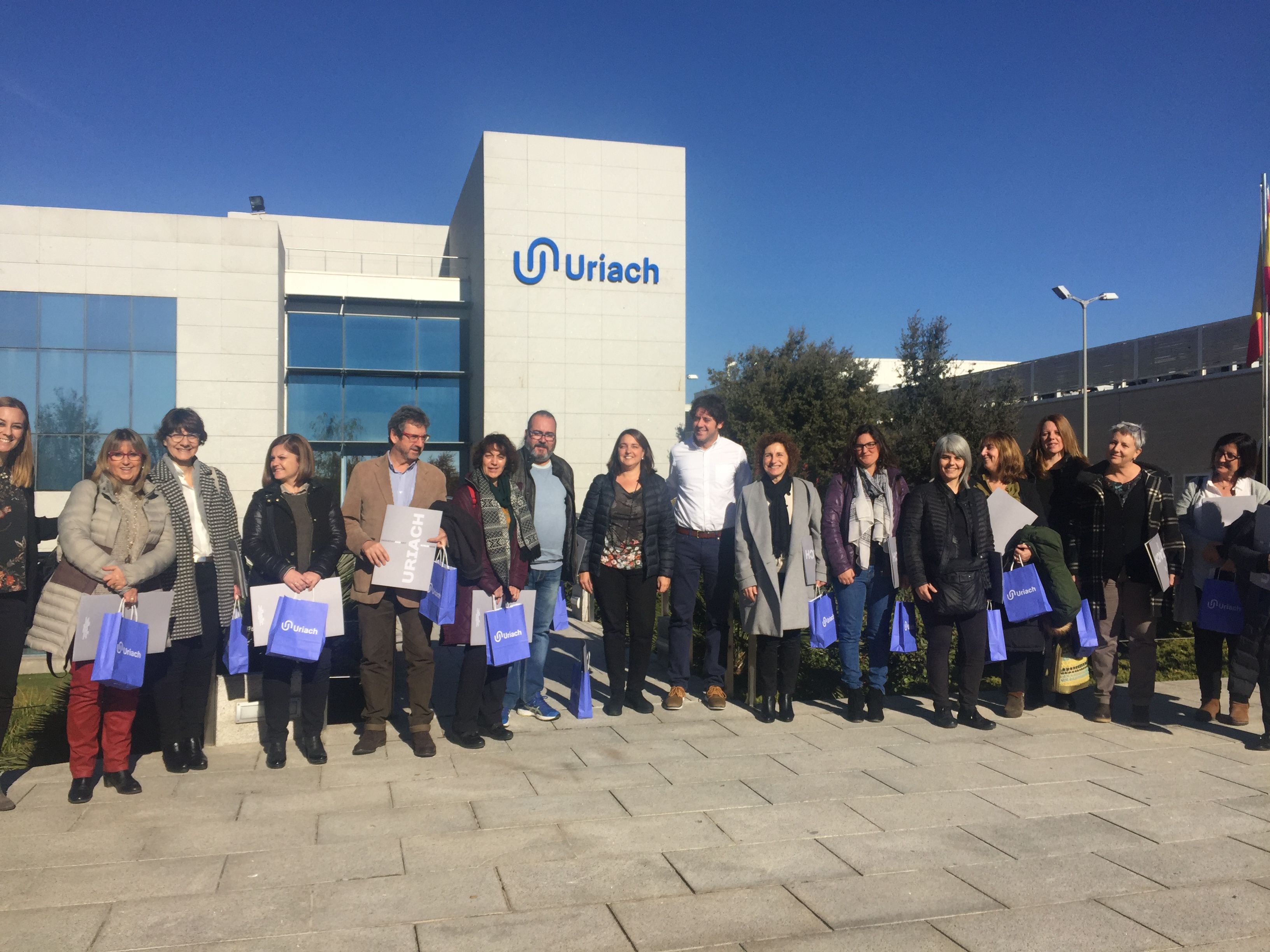 Visita a Uriach en el marc del programa Logis Ocupació | Cedida