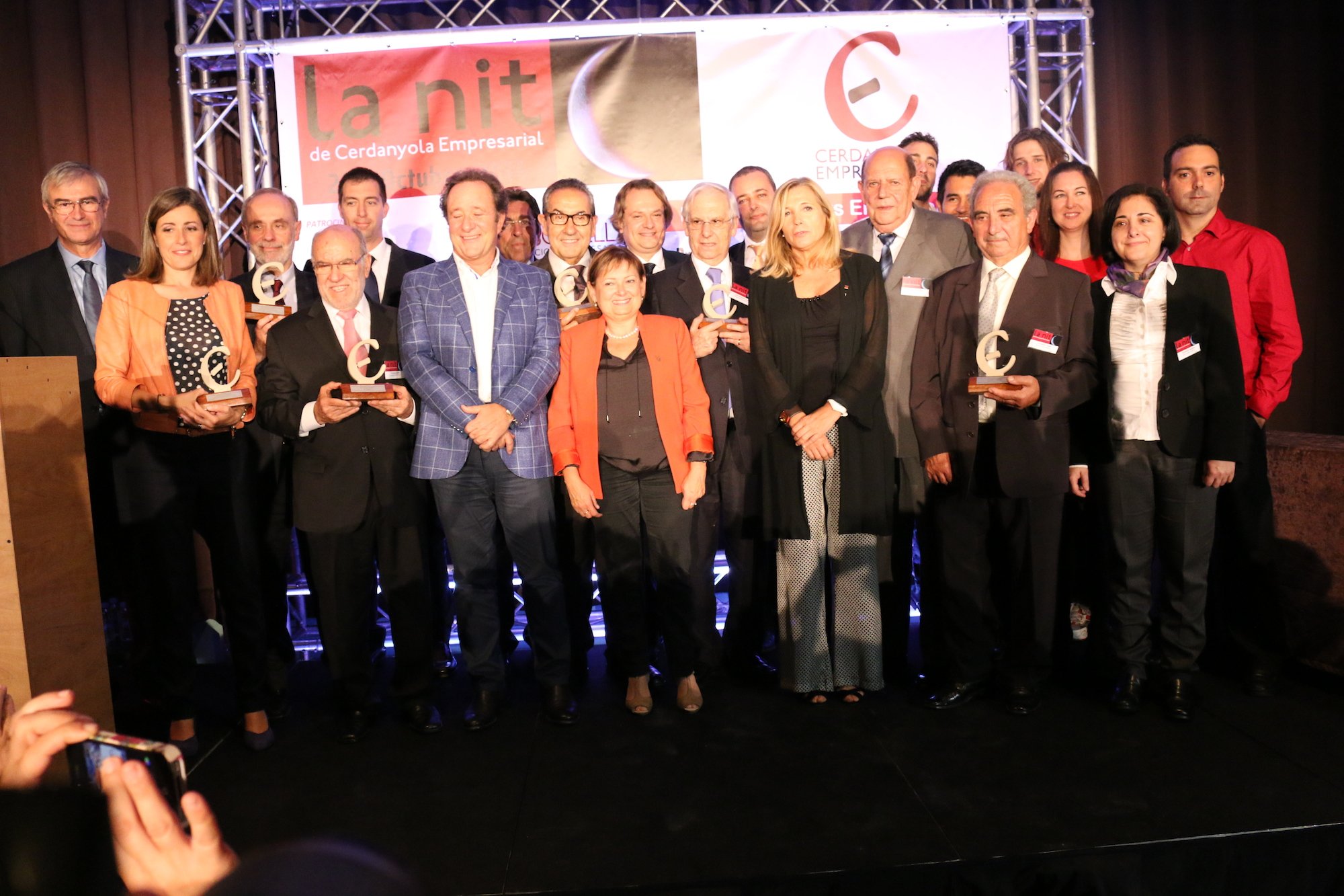 Foto de grup dels premiats